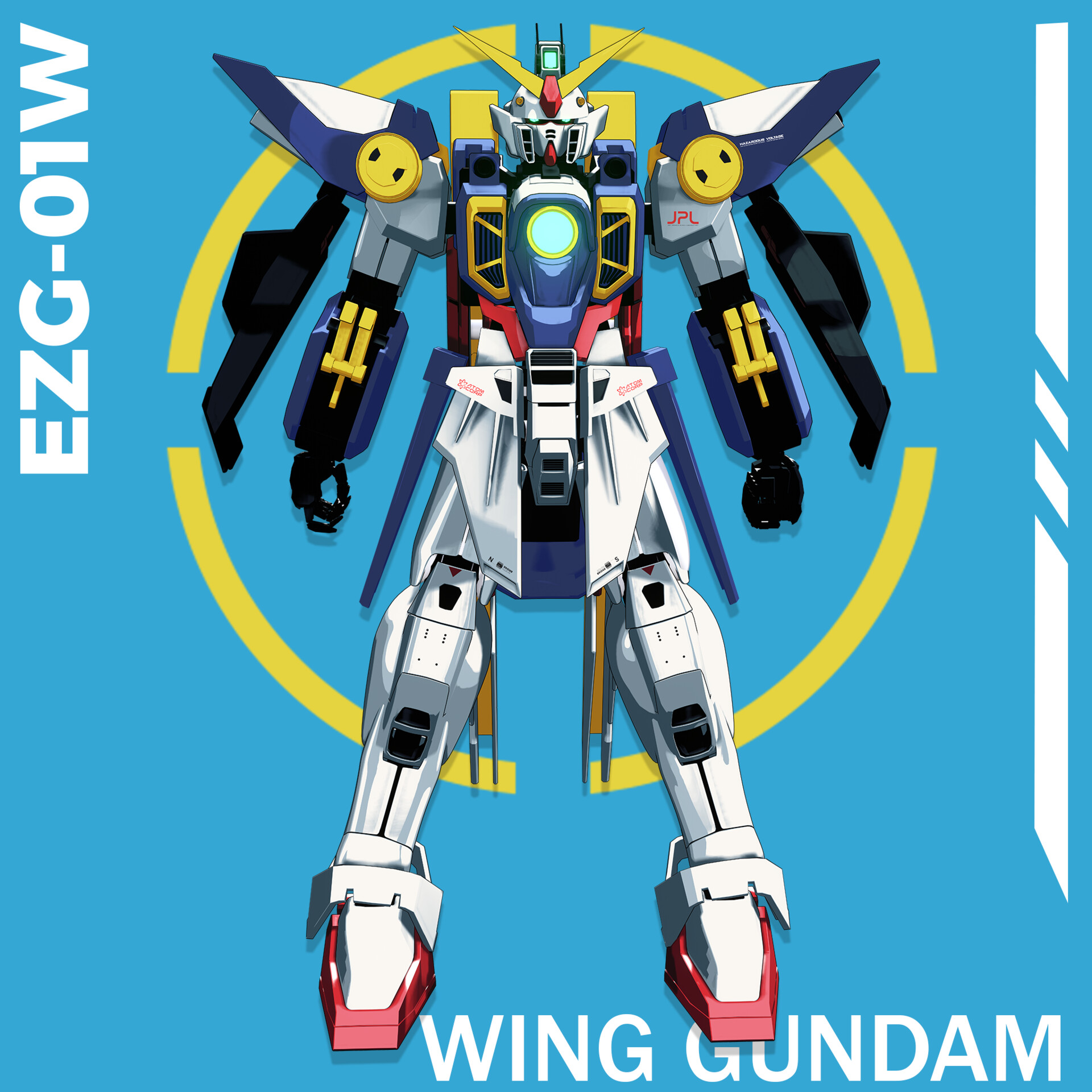 gundam wing concept art