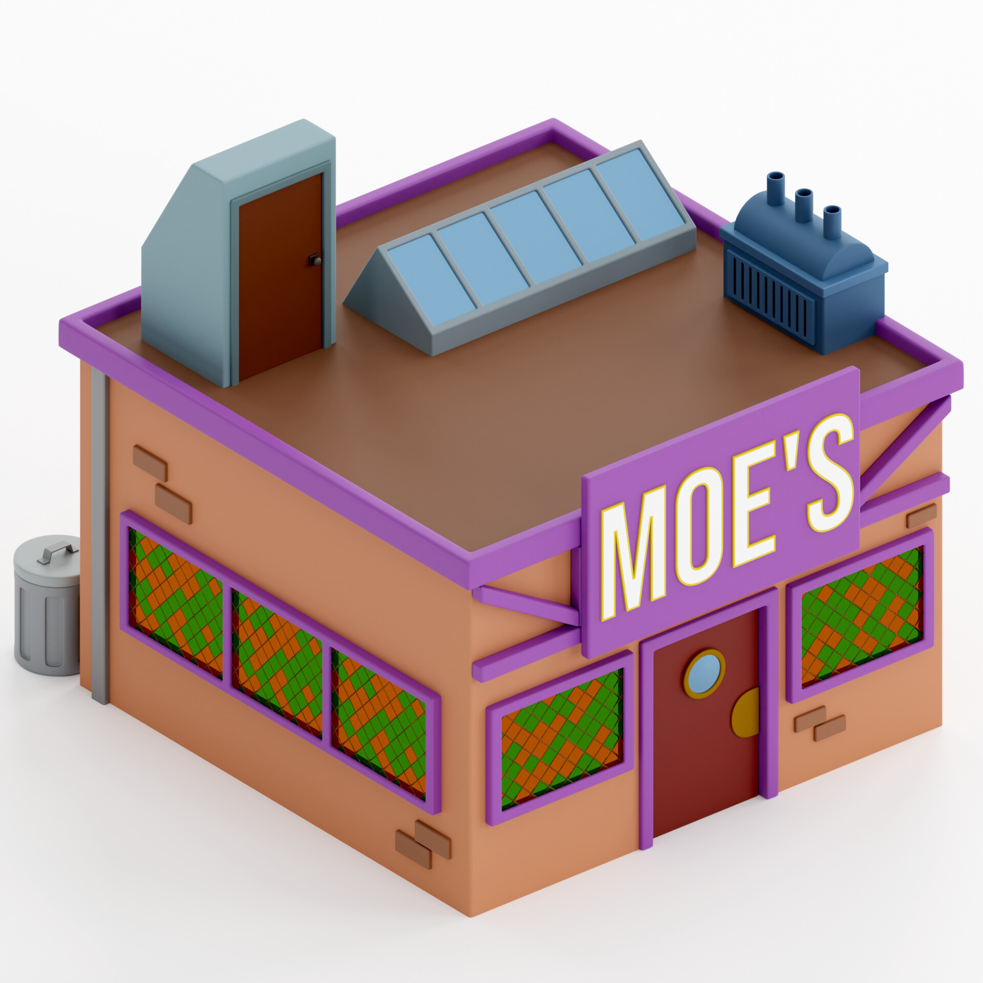 ArtStation - Moe's Tavern