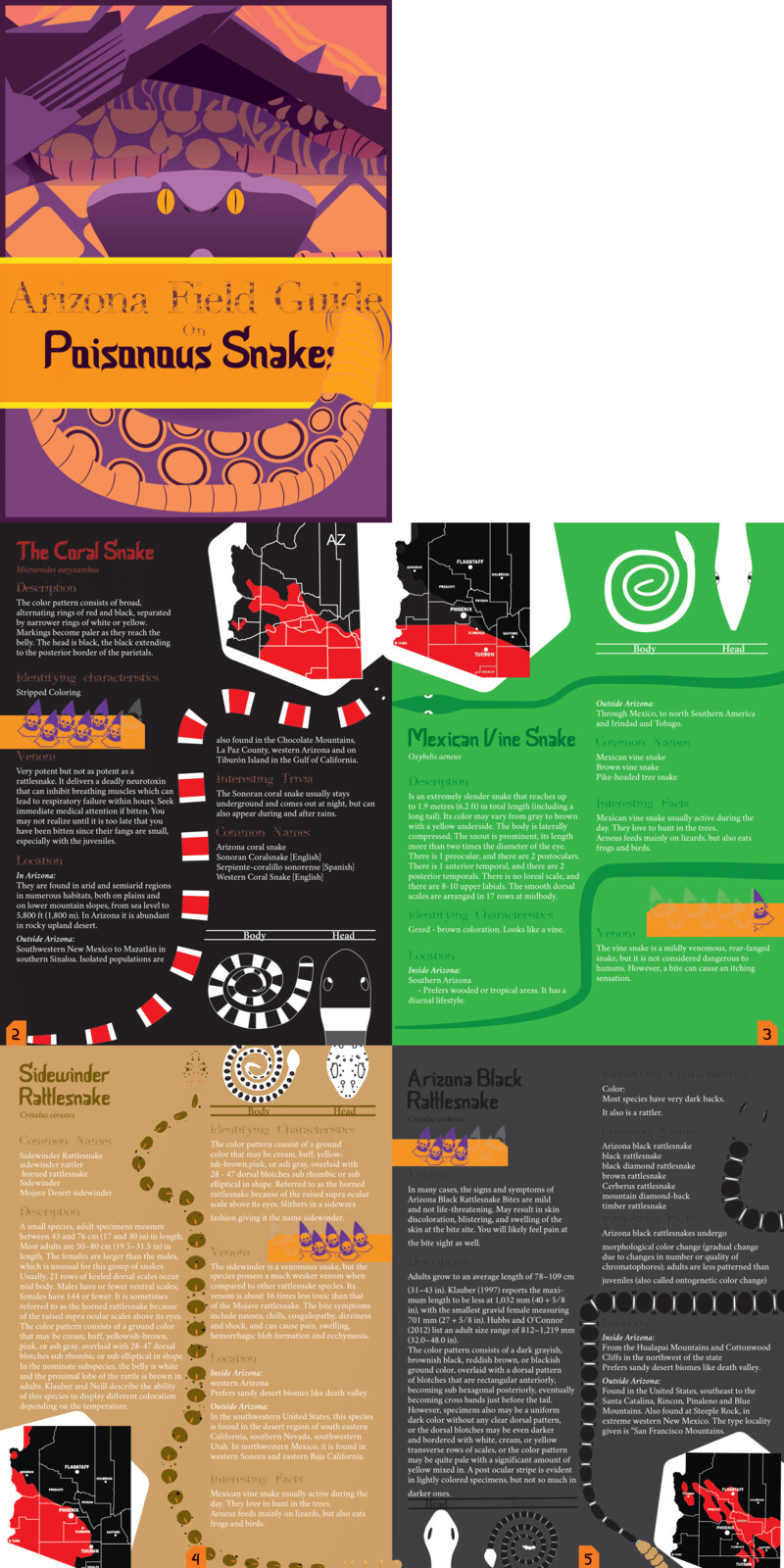 Snake brochure: made for VC - 201.