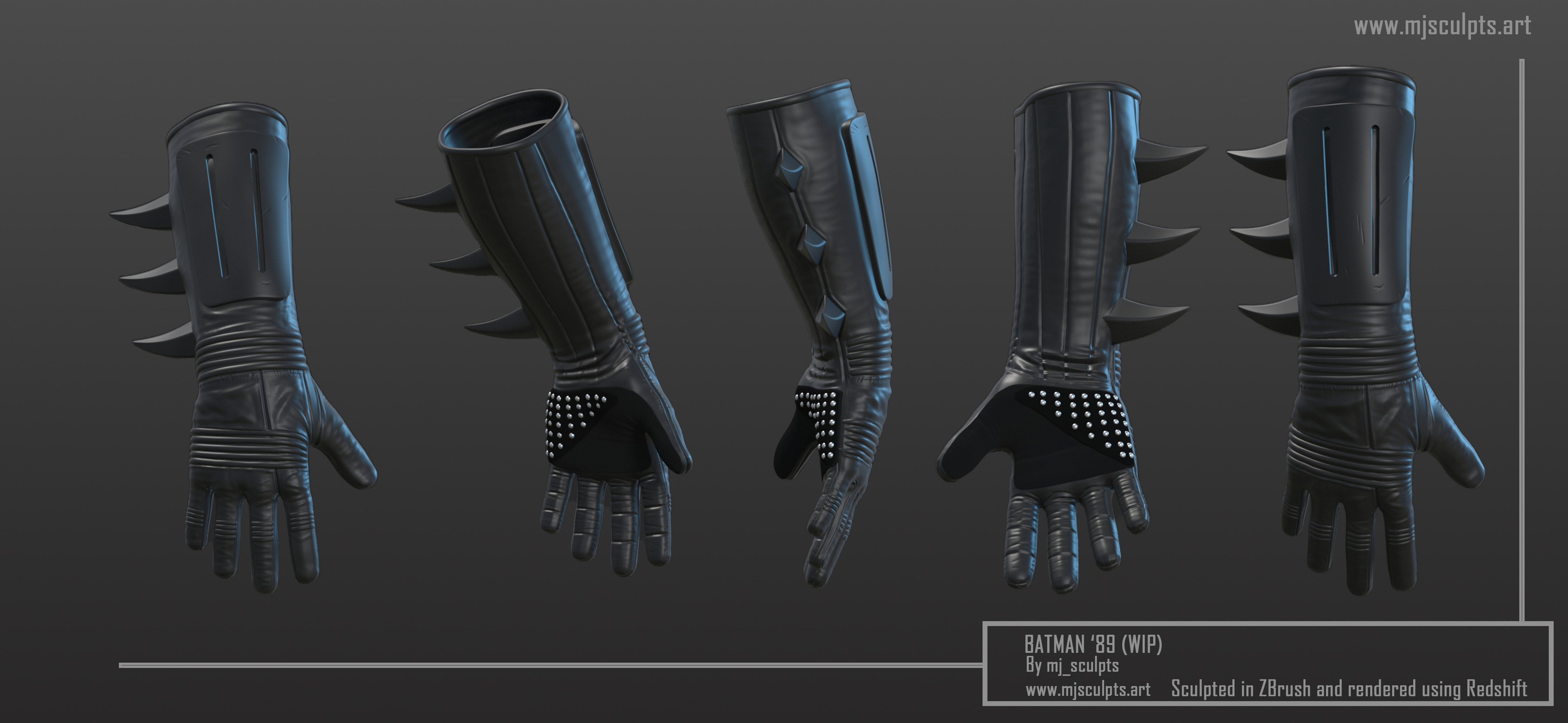 Details of the gloves (WIP)