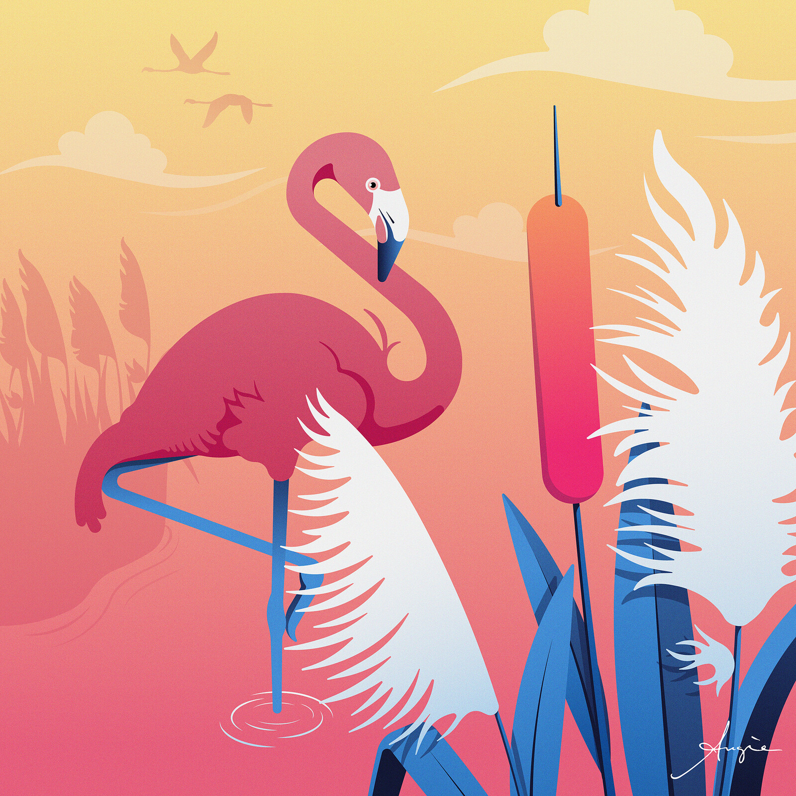 Almost there, need to finetune the graphic language of the piece...