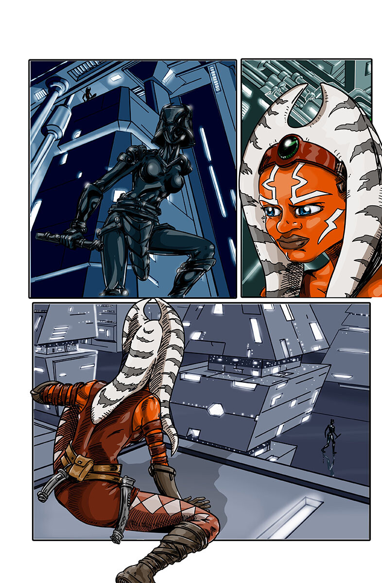ArtStation Ahsoka comic fan art