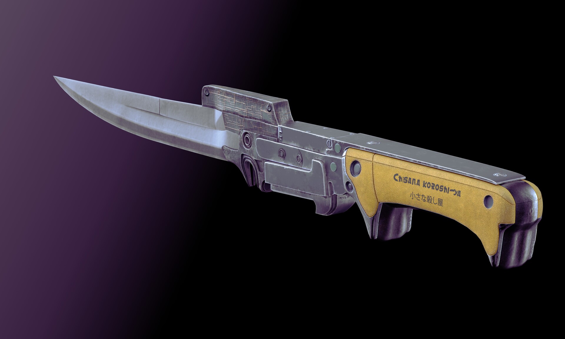 Beyond Digital Arts Cyberpunk Knife Chīsana KoroshiYa