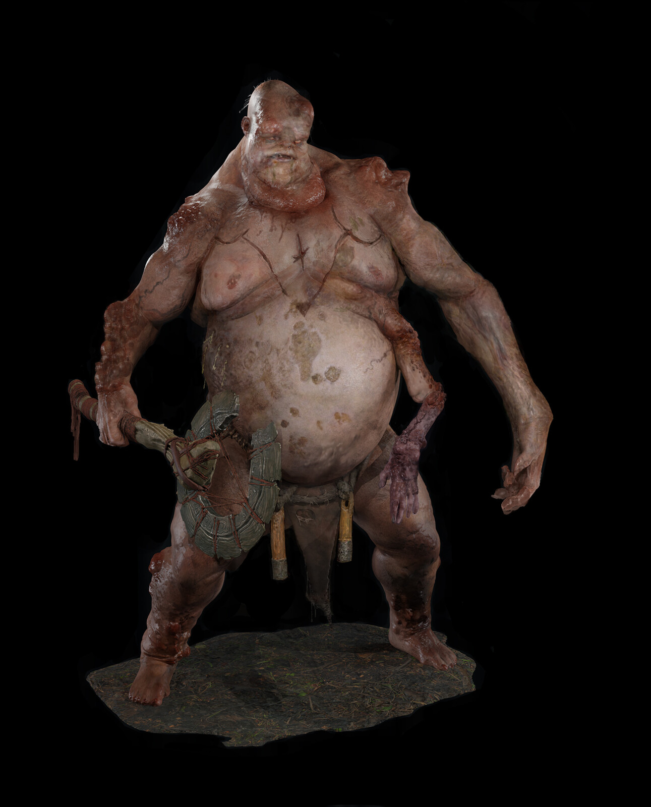 3d rough+ overpainting