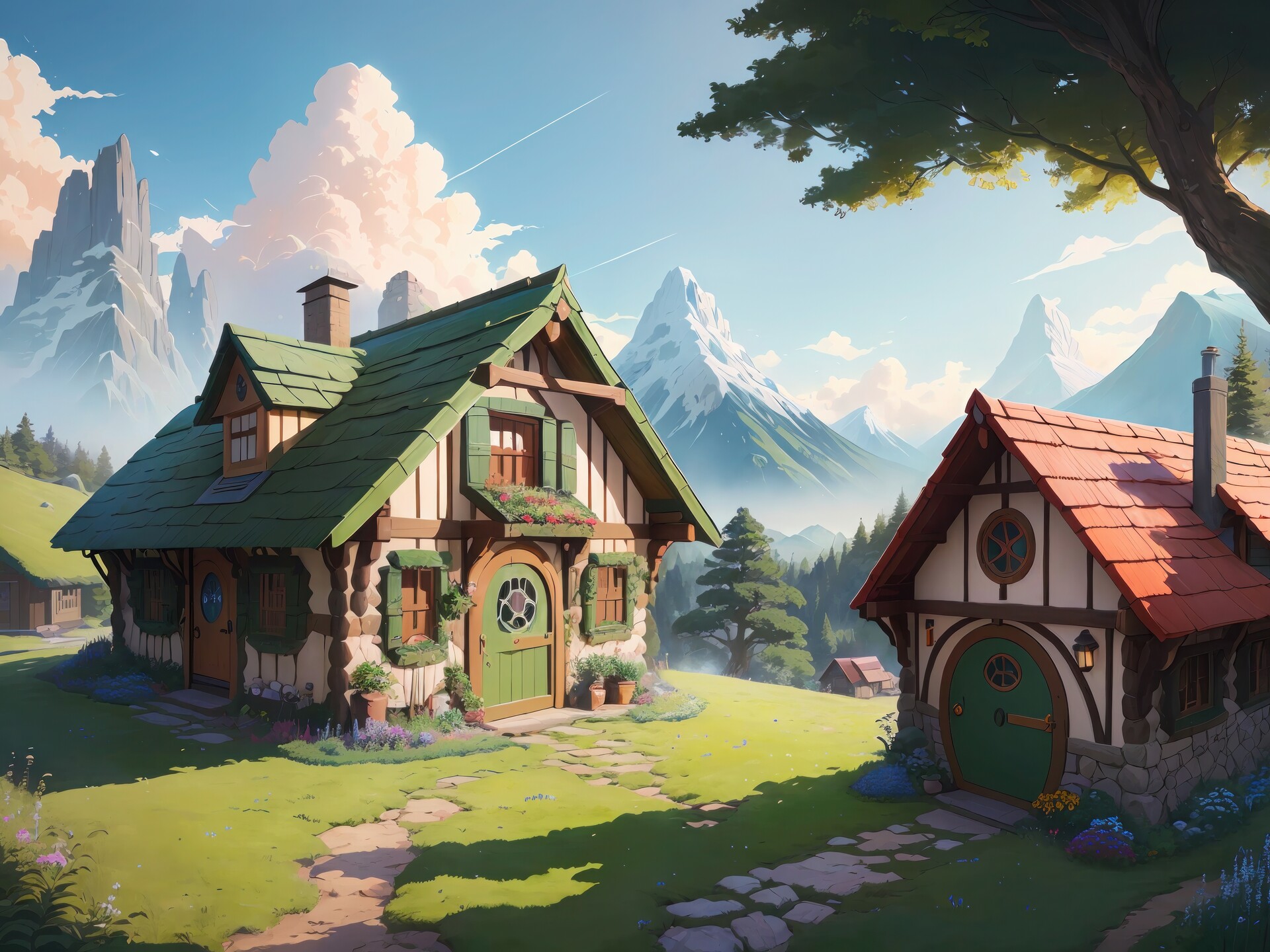 ArtStation - House in the Mountains