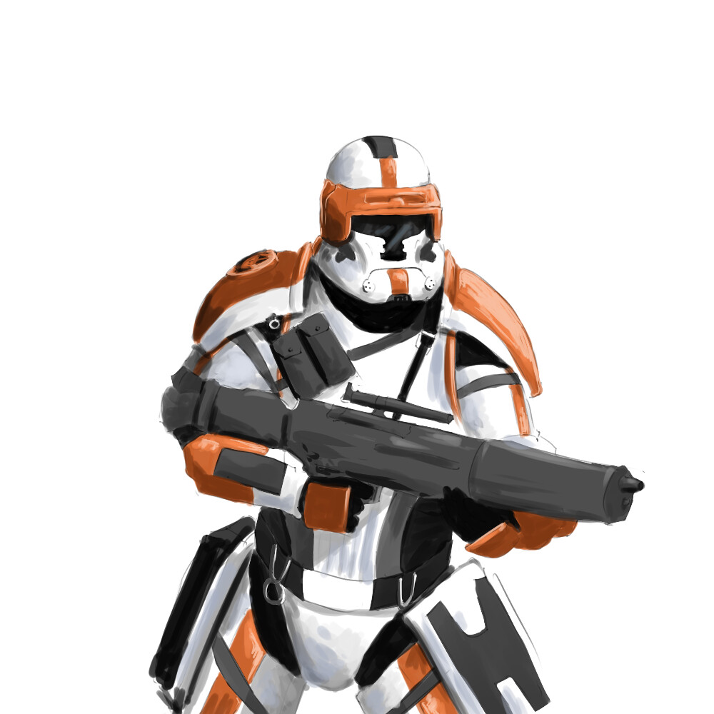 ArtStation - Old Republic Marine, image size:1000x1000