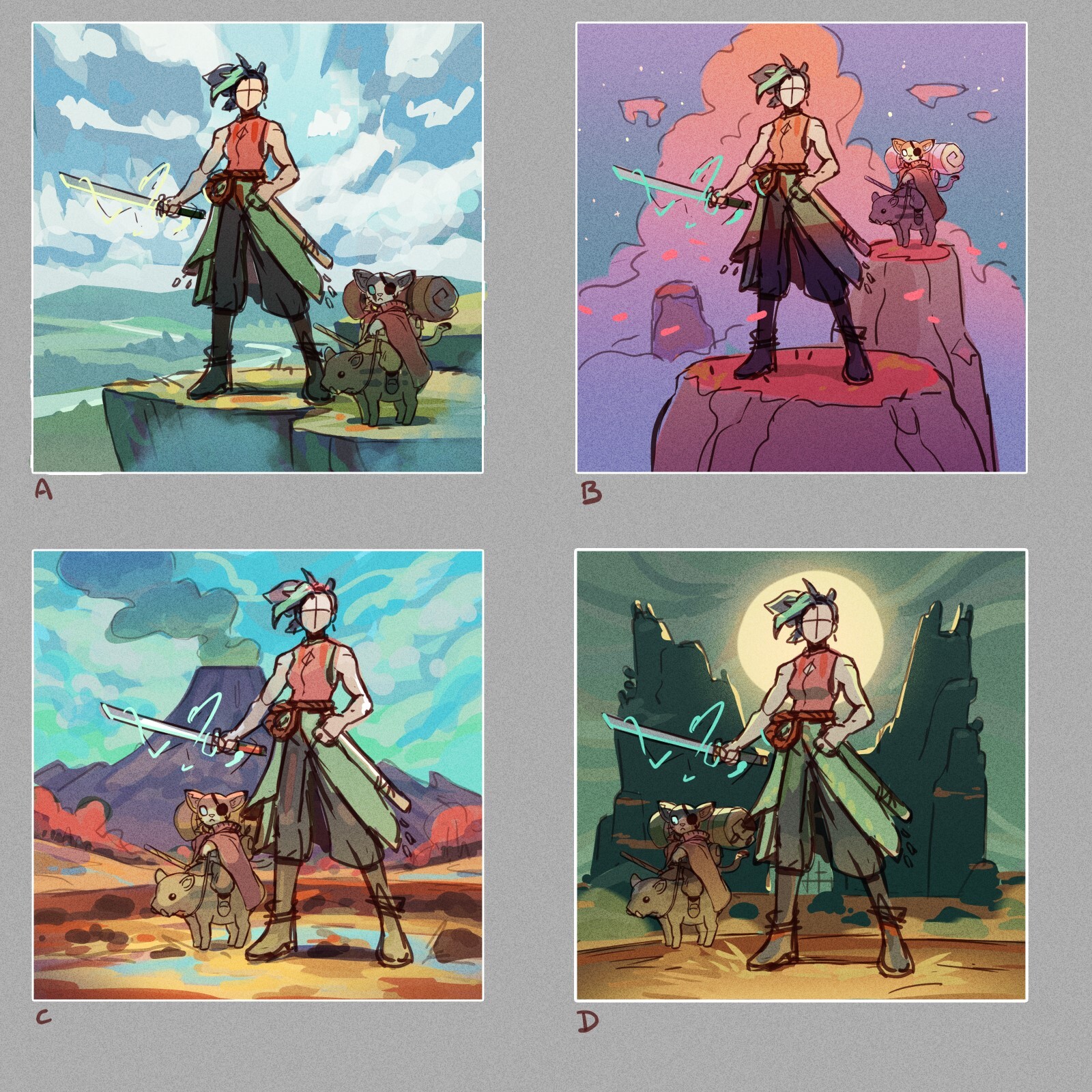 some composition and background ideas