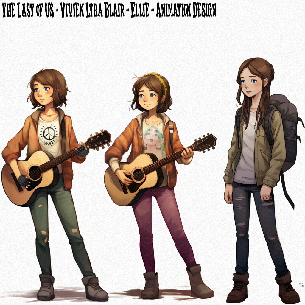 ArtStation - Vivien Lyra Blair as Ellie - The Last Of Us