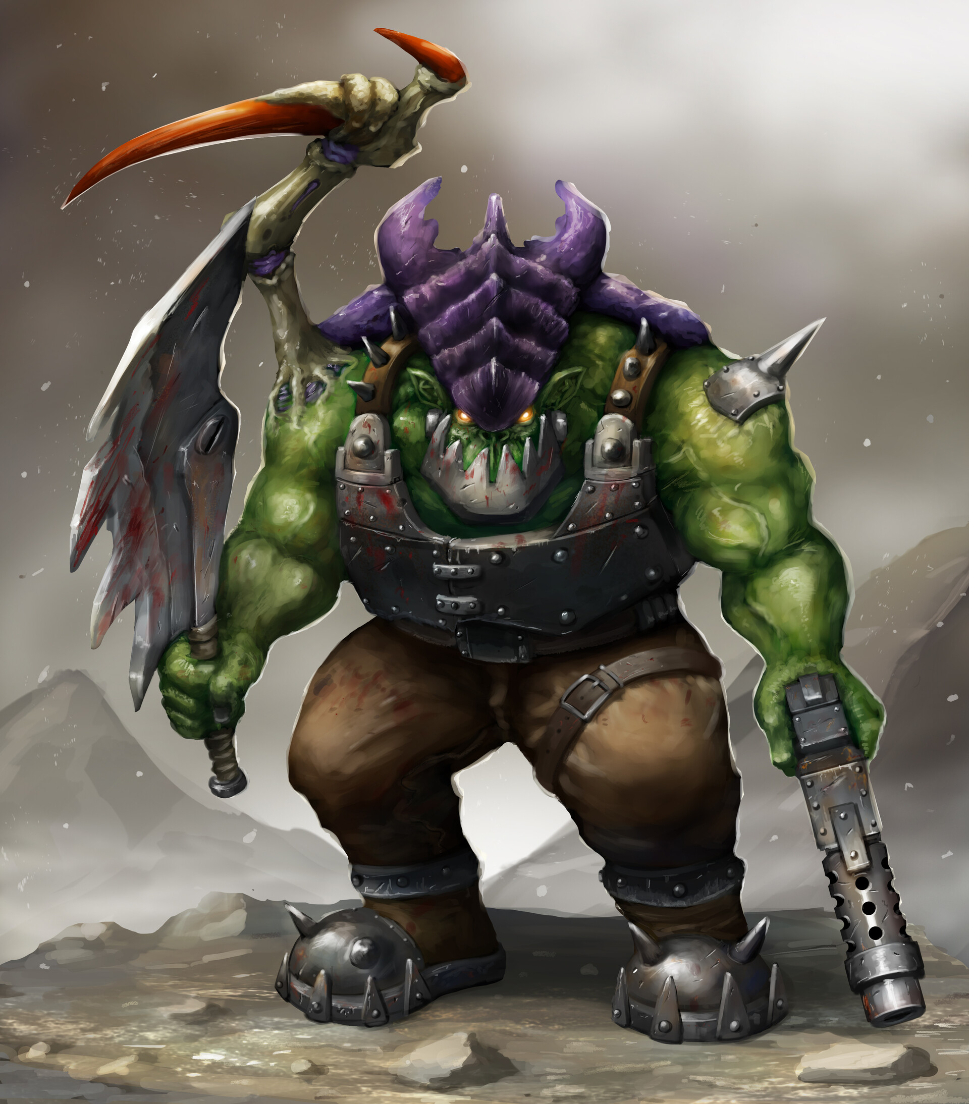 ArtStation Genestealer cult Orks