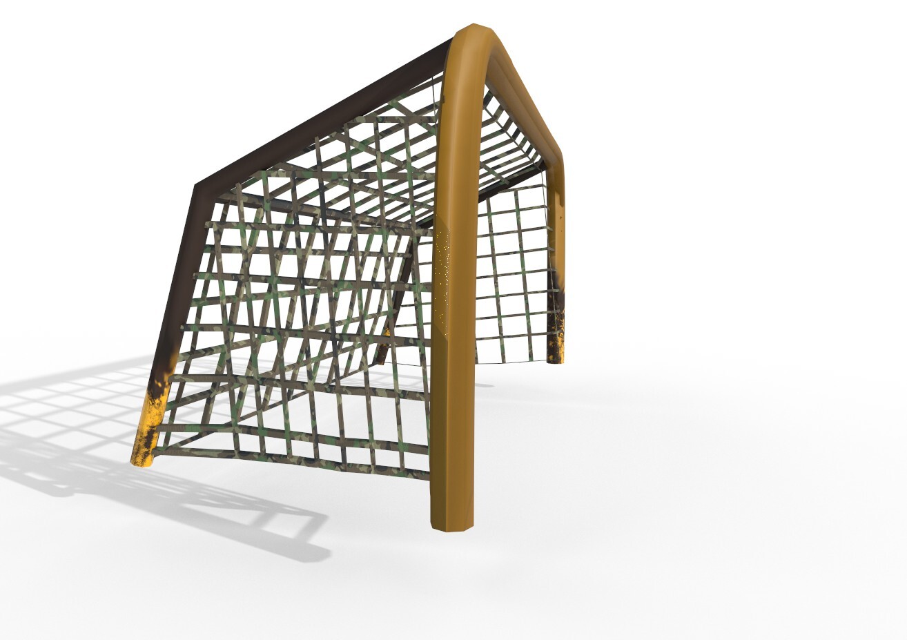 ArtStation Football goal bar texturing