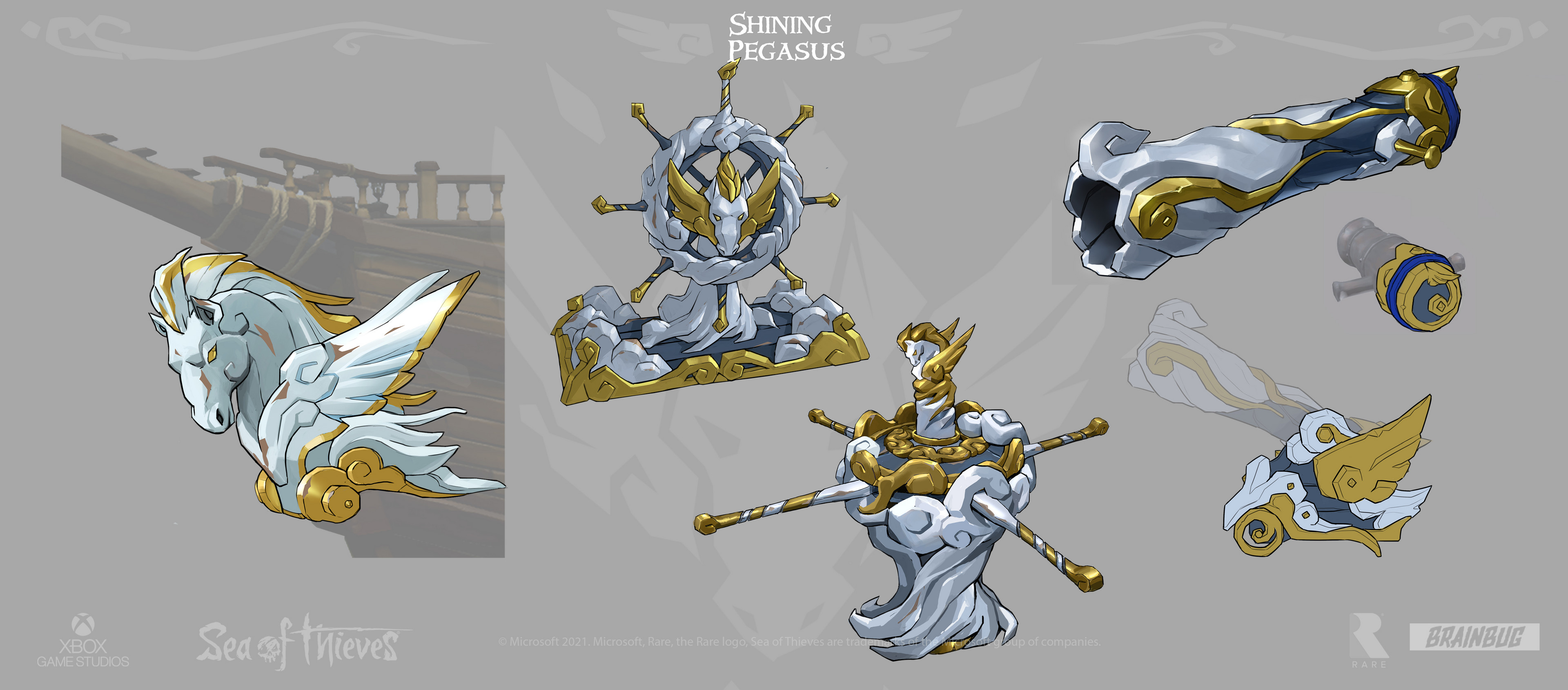 Brainbug Design - Sea of Thieves - Shining Pegasus