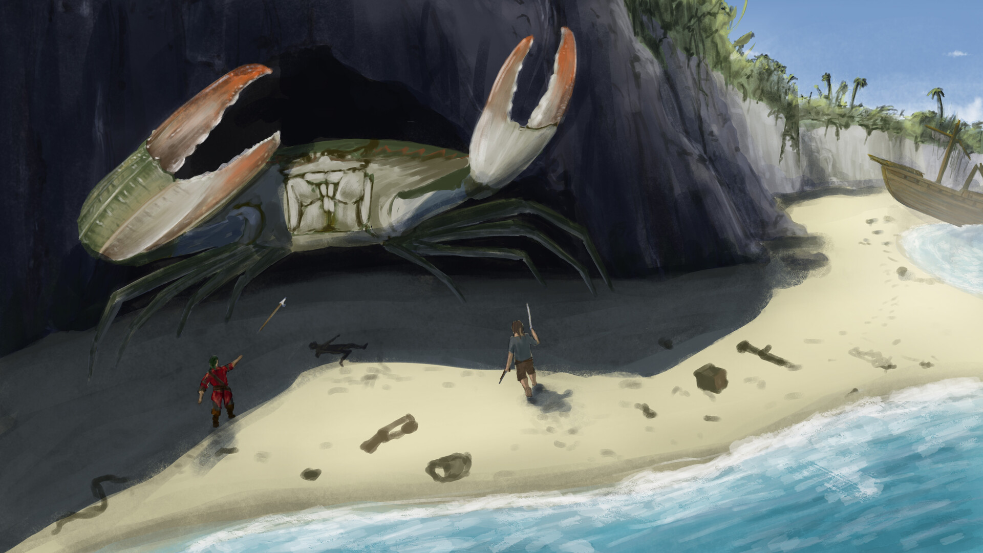 ArtStation Crab Island