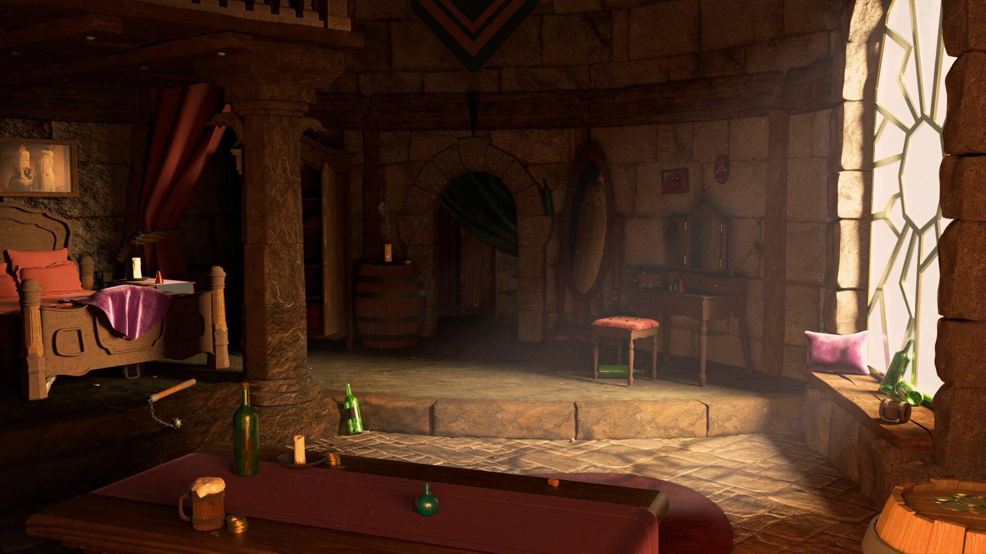 ArtStation Queen Bean Bedroom Disenchantment