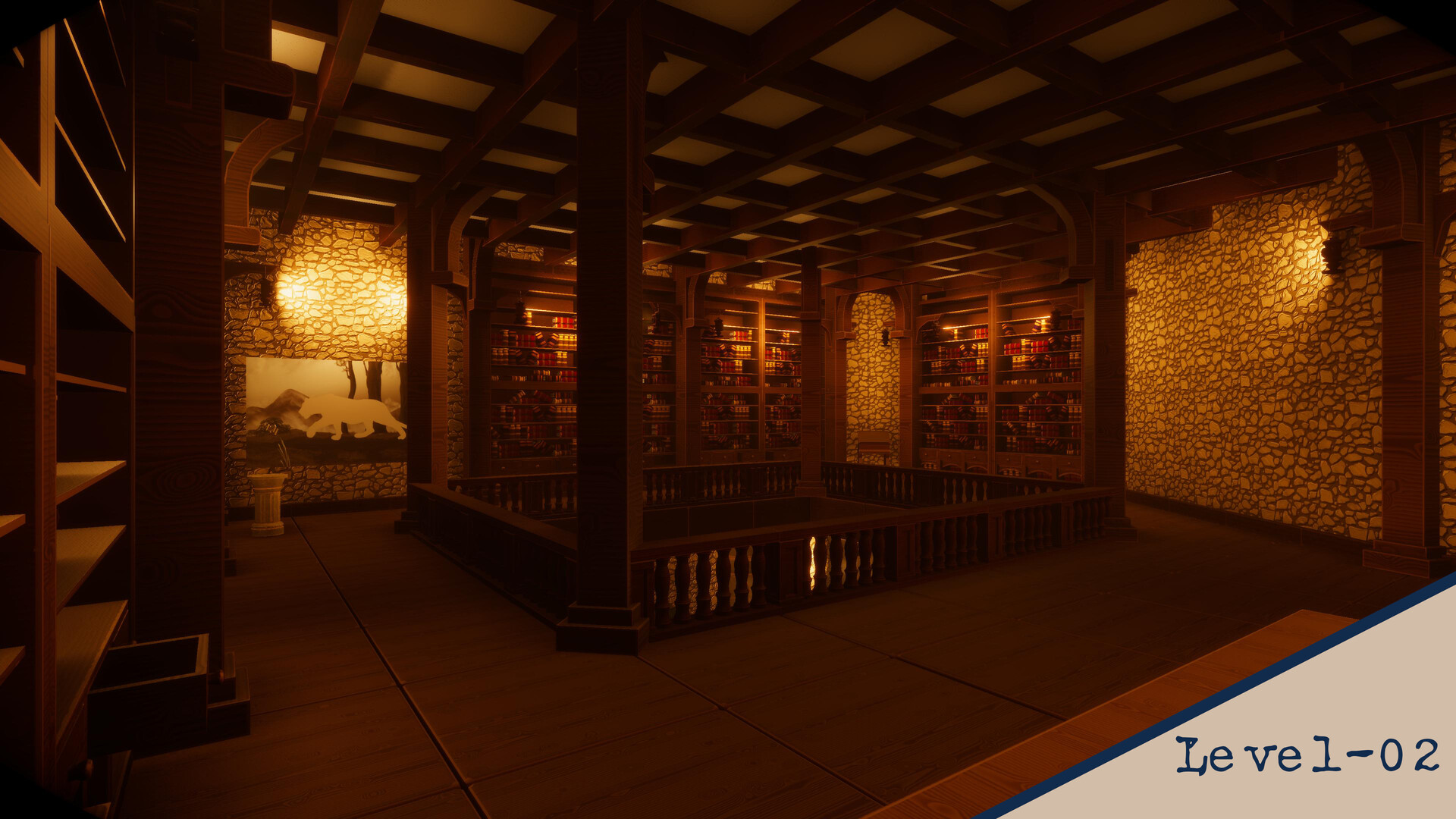 Henrico - Old Italian Library - Shadows of mister Skeletonio