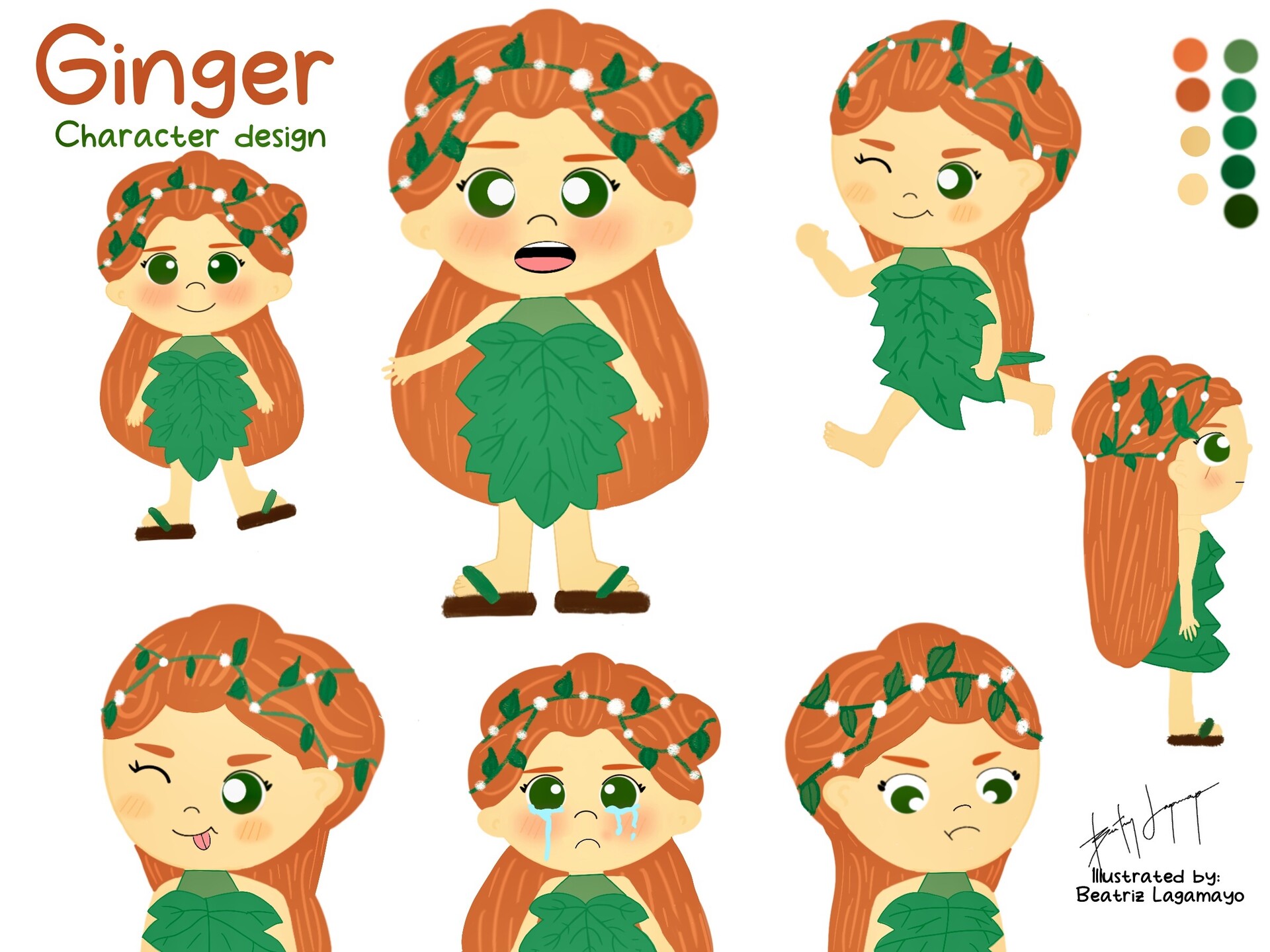 ArtStation Ginger Character Design