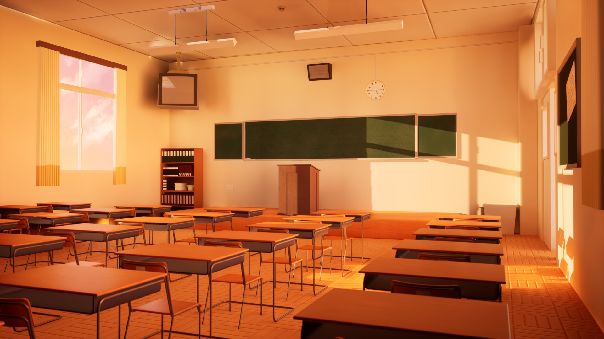 ArtStation - Anime Classroom