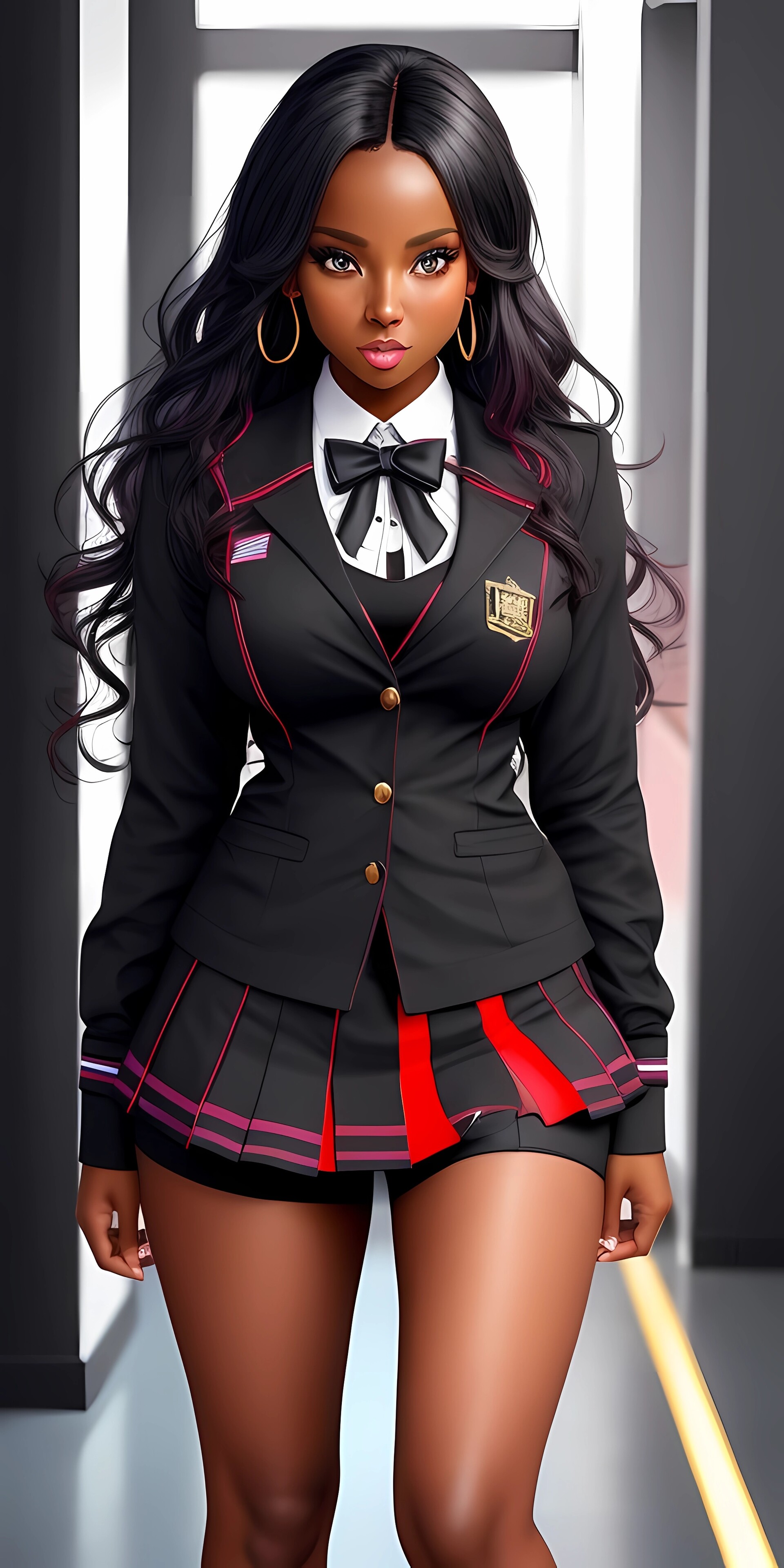 Artstation fashion lookbook college girls edition