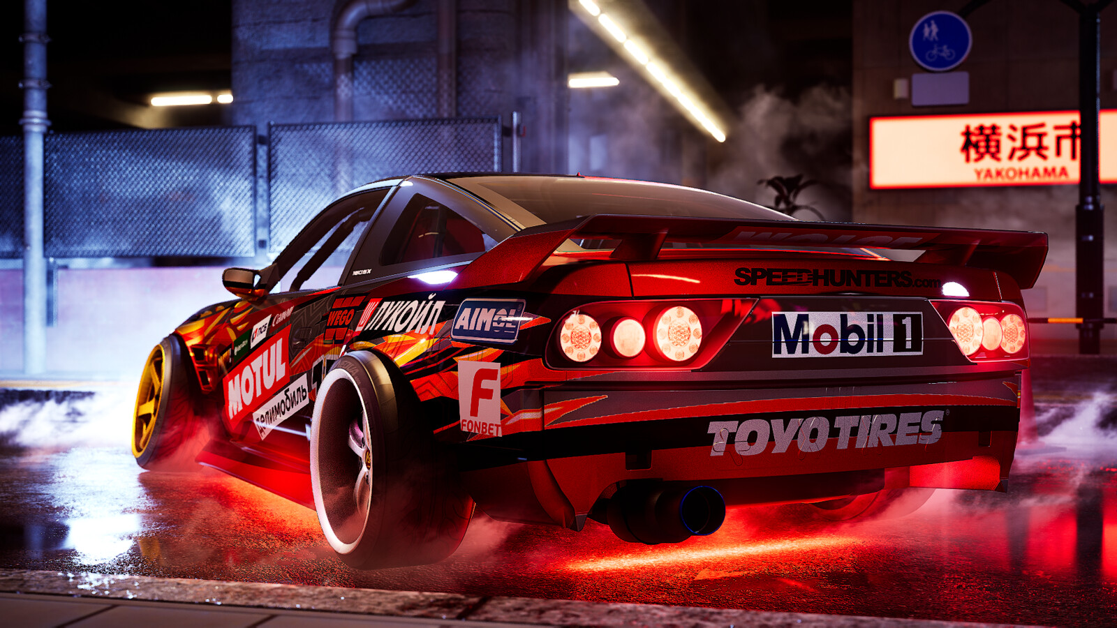 Nissan 180sx Night Drift