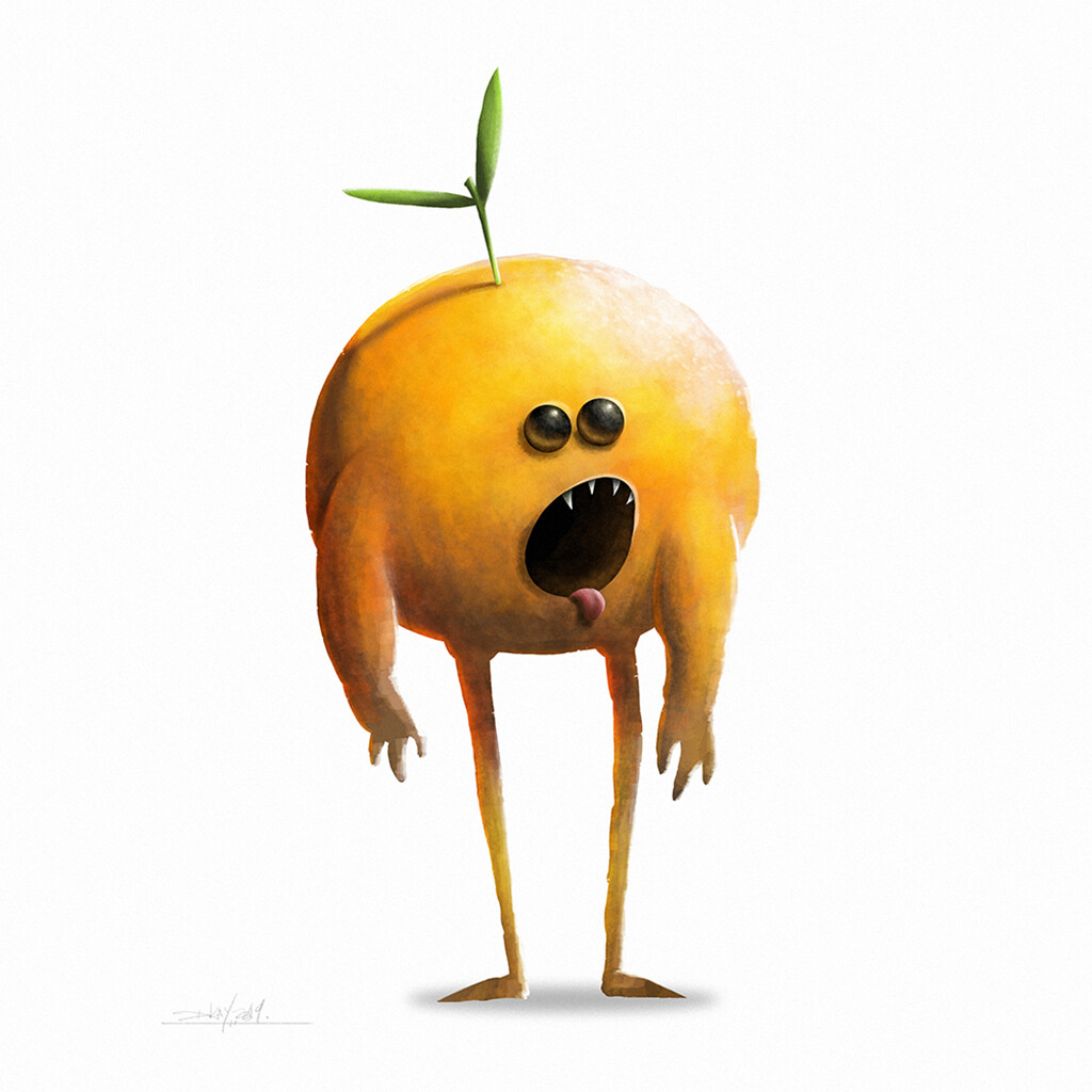 Orange.