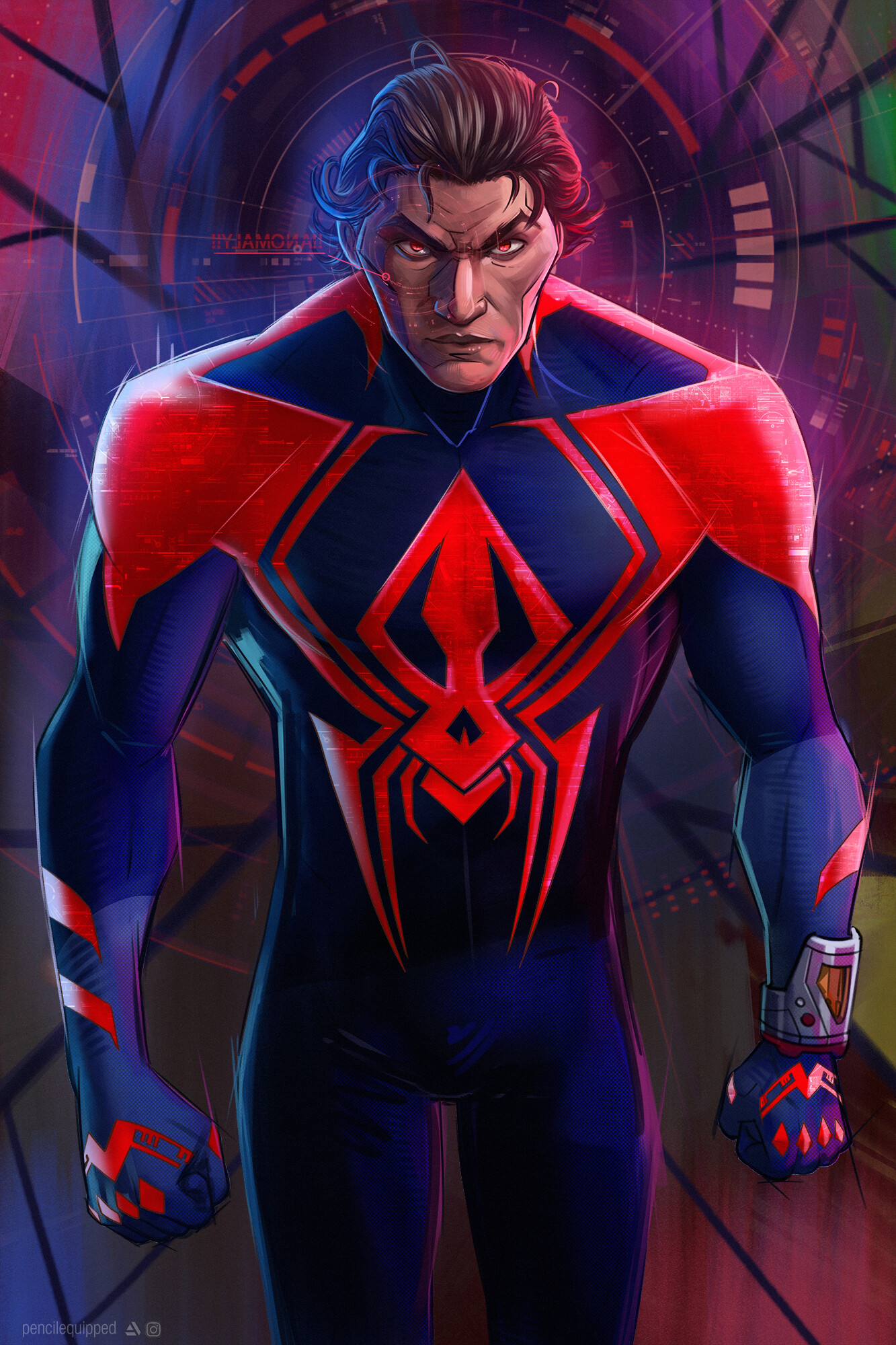 https://cdnb.artstation.com/p/assets/images/images/064/122/589/large/pencil-equipped-spider-man2099-pencilequippedsm.jpg?1687185879