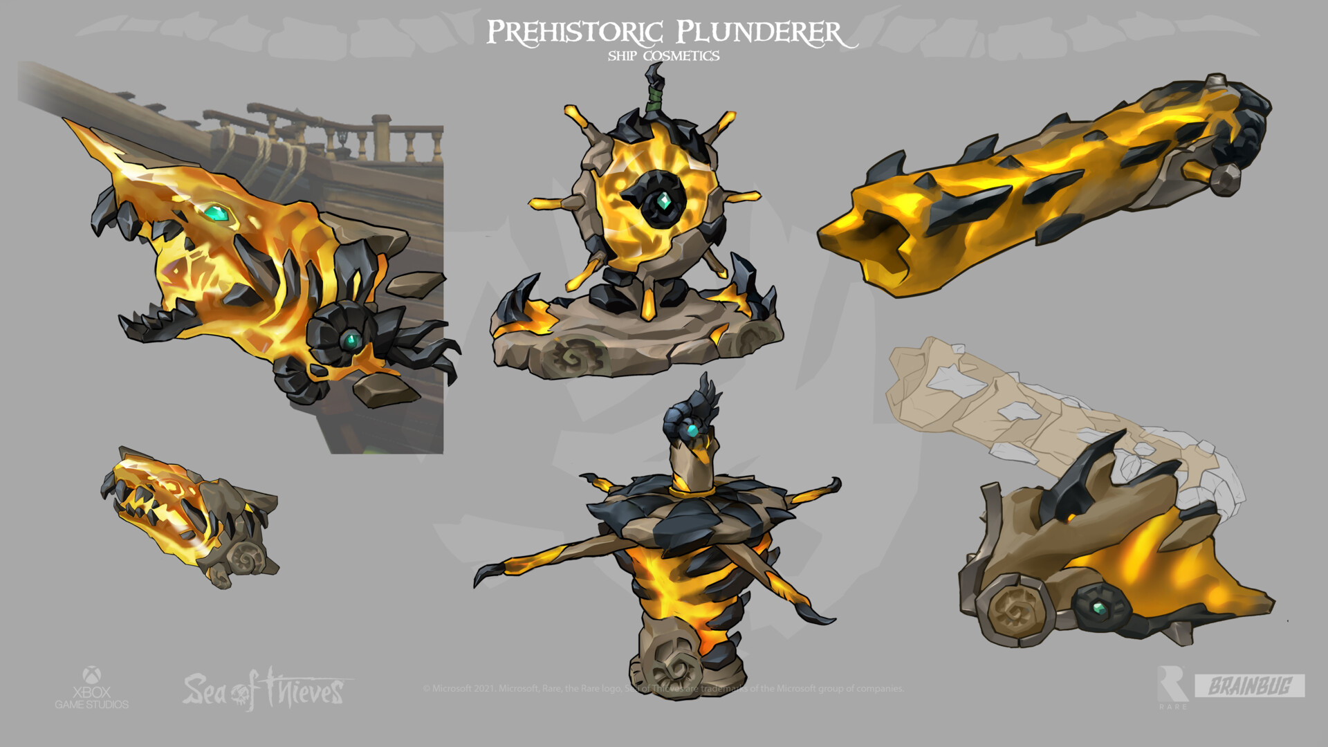Brainbug Design - Sea of Thieves - Prehistoric Plunderer