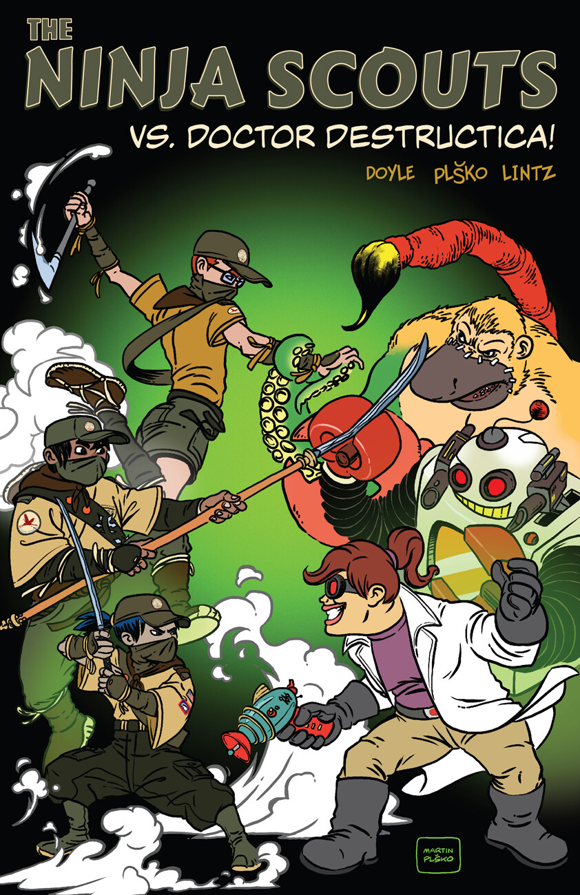 Cover for the second adventure of the Ninja Scouts.