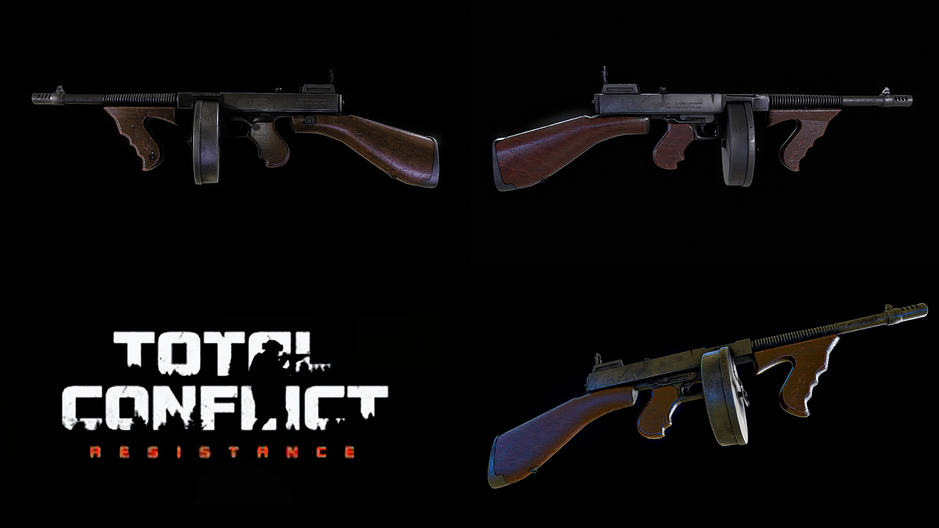 ArtStation Tommy gun