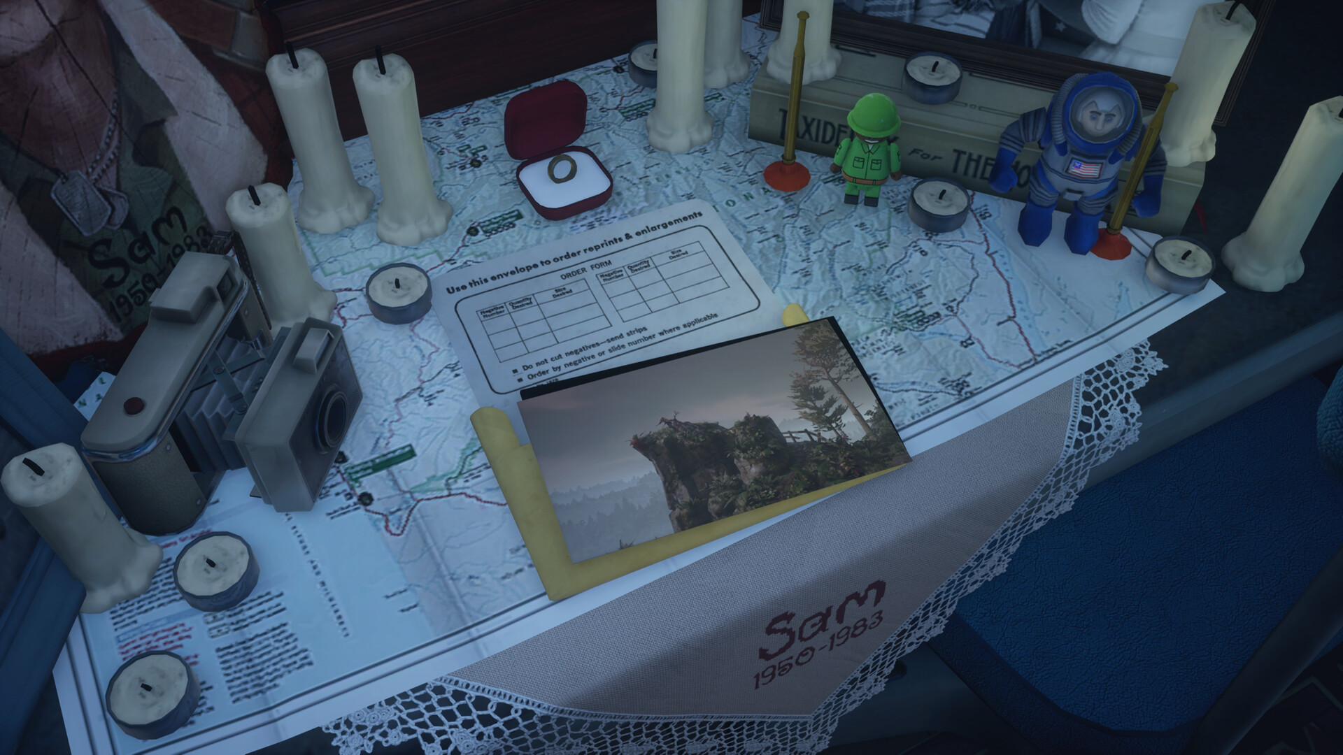 Cory Allen Davis - Sam's room and story