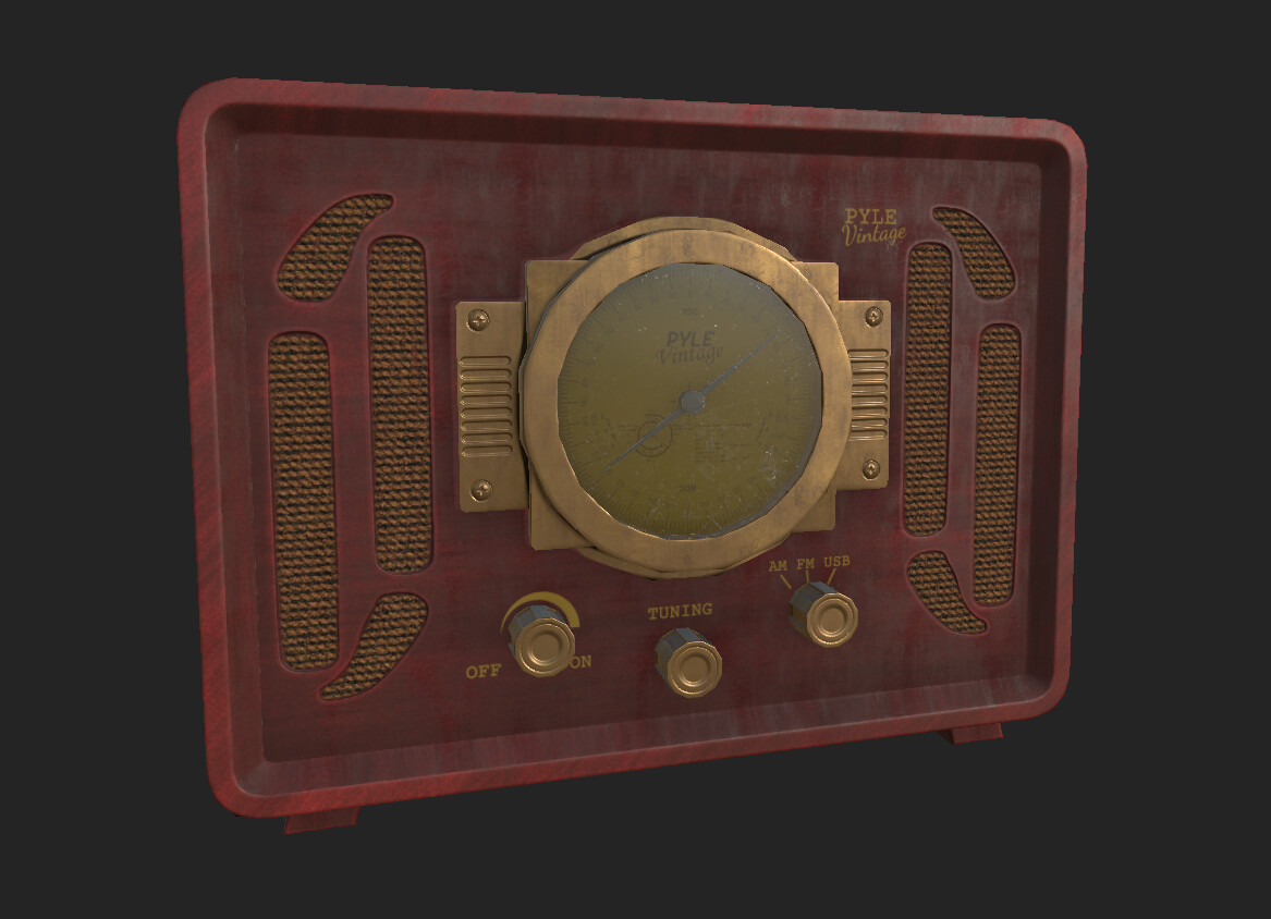 Pyle vintage top radio