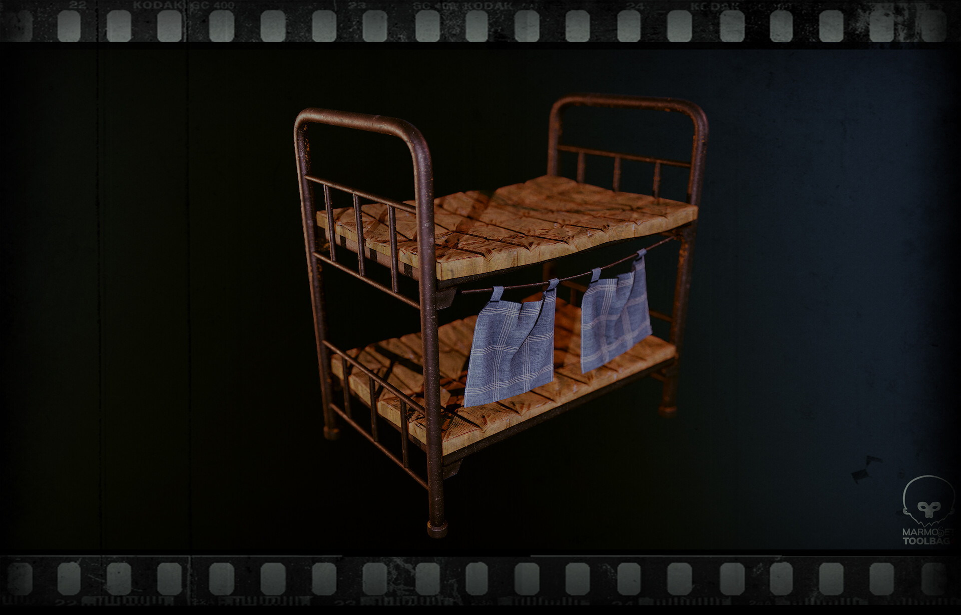 Stylized Bed with Autodesk Maya 2022 and Substance 3D Painter 
