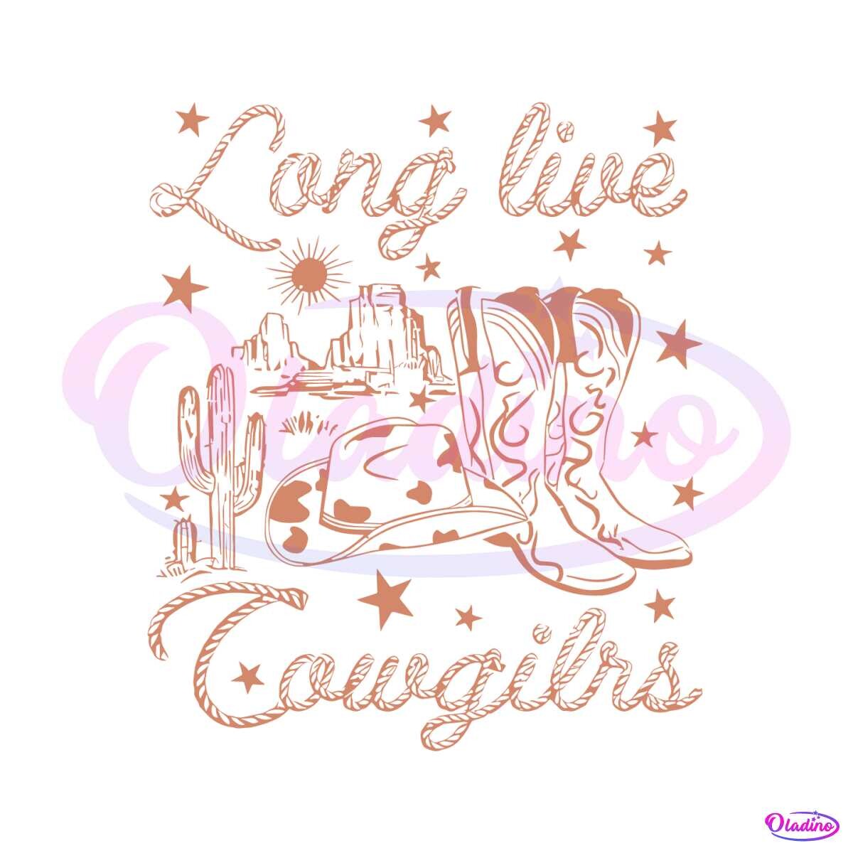ArtStation Long Live Cowgirls SVG Country Music Vintage SVG Cutting File artstation-long-live-cowgirls-svg-country-music-vintage-svg-cutting-file