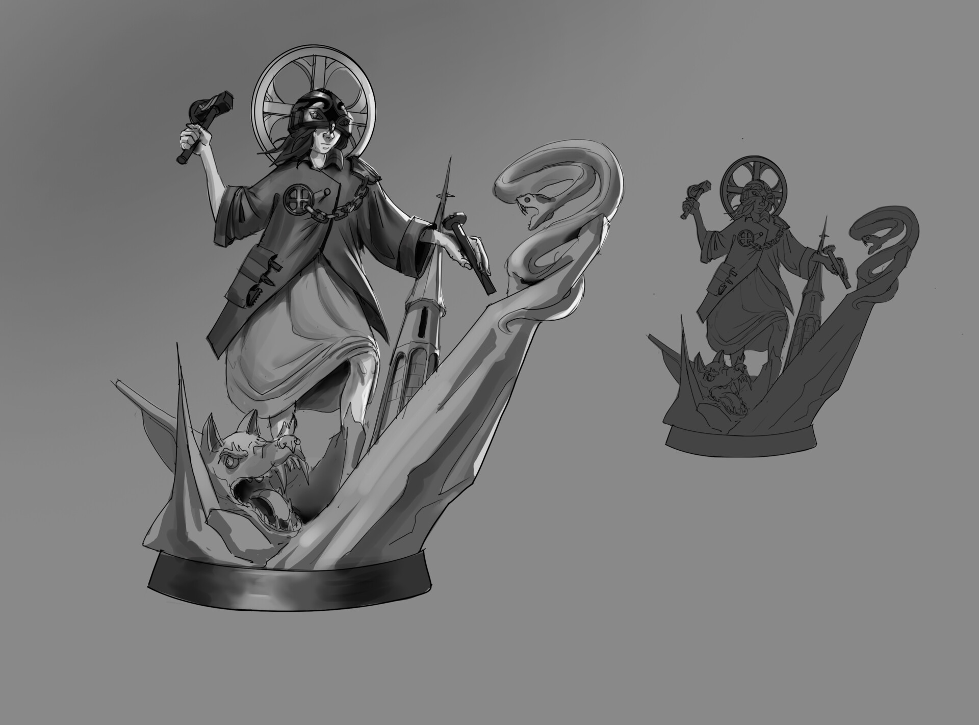 ArtStation High Tower Sculptor Action Figure