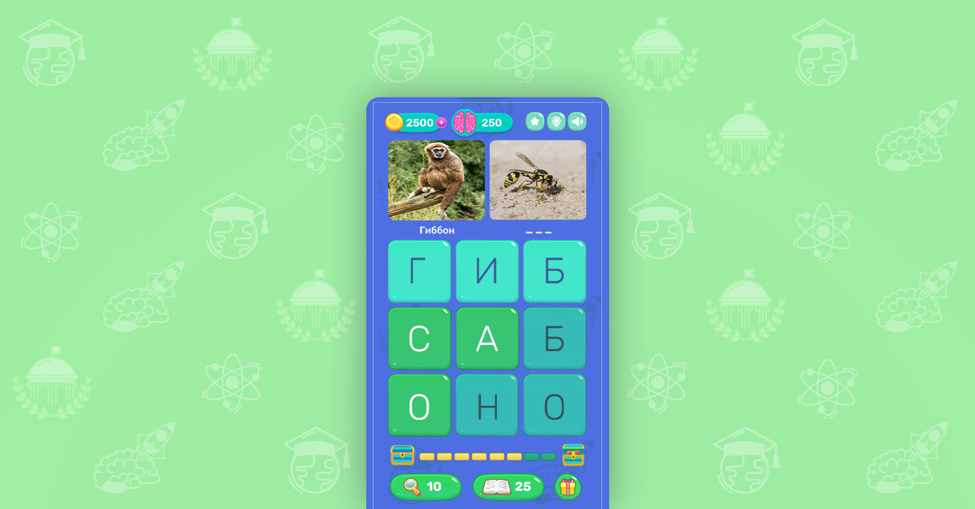 ArtStation UI For Philwords Words From Letters artstation-ui-for-philwords-words-from-letters