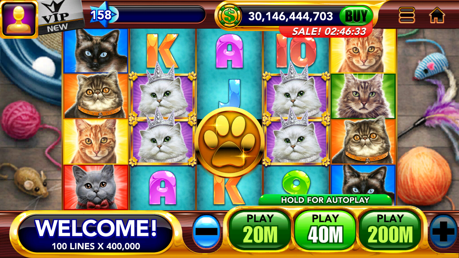 Cat Slot Game screenshot
Artist: Greg Luzniak