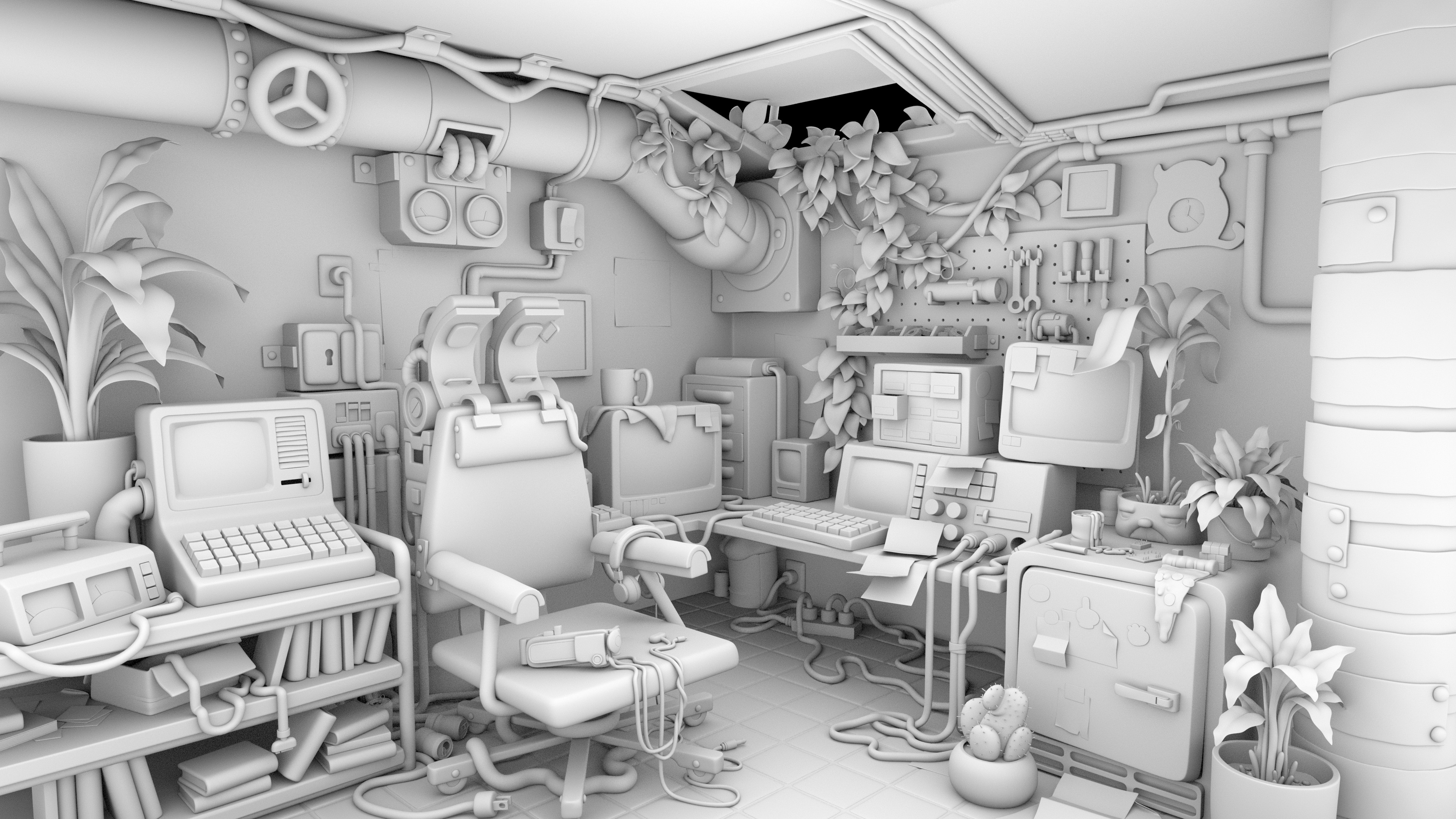 AO render