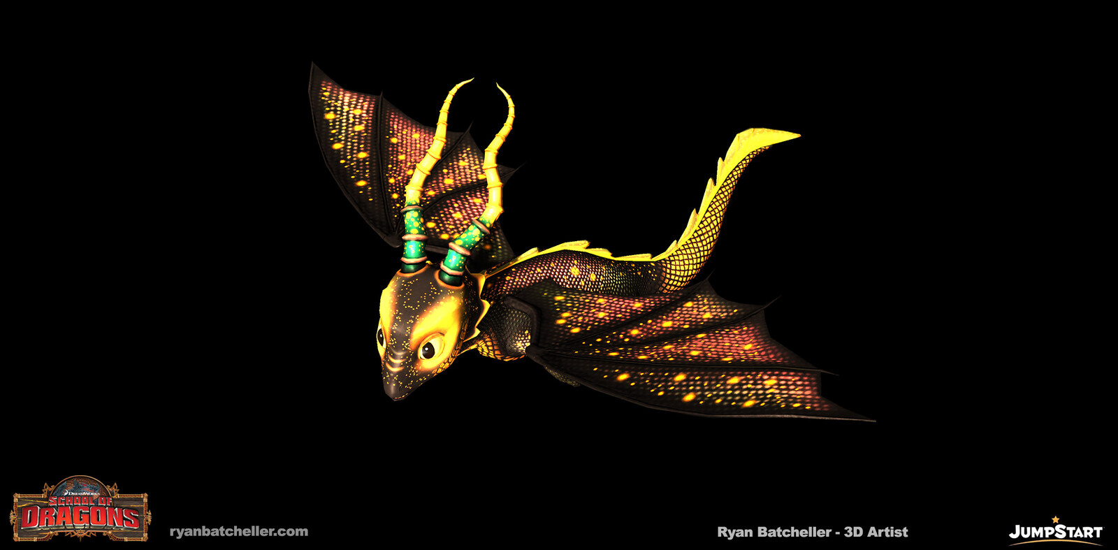 Golden Dragon Hidden World Glow Skin