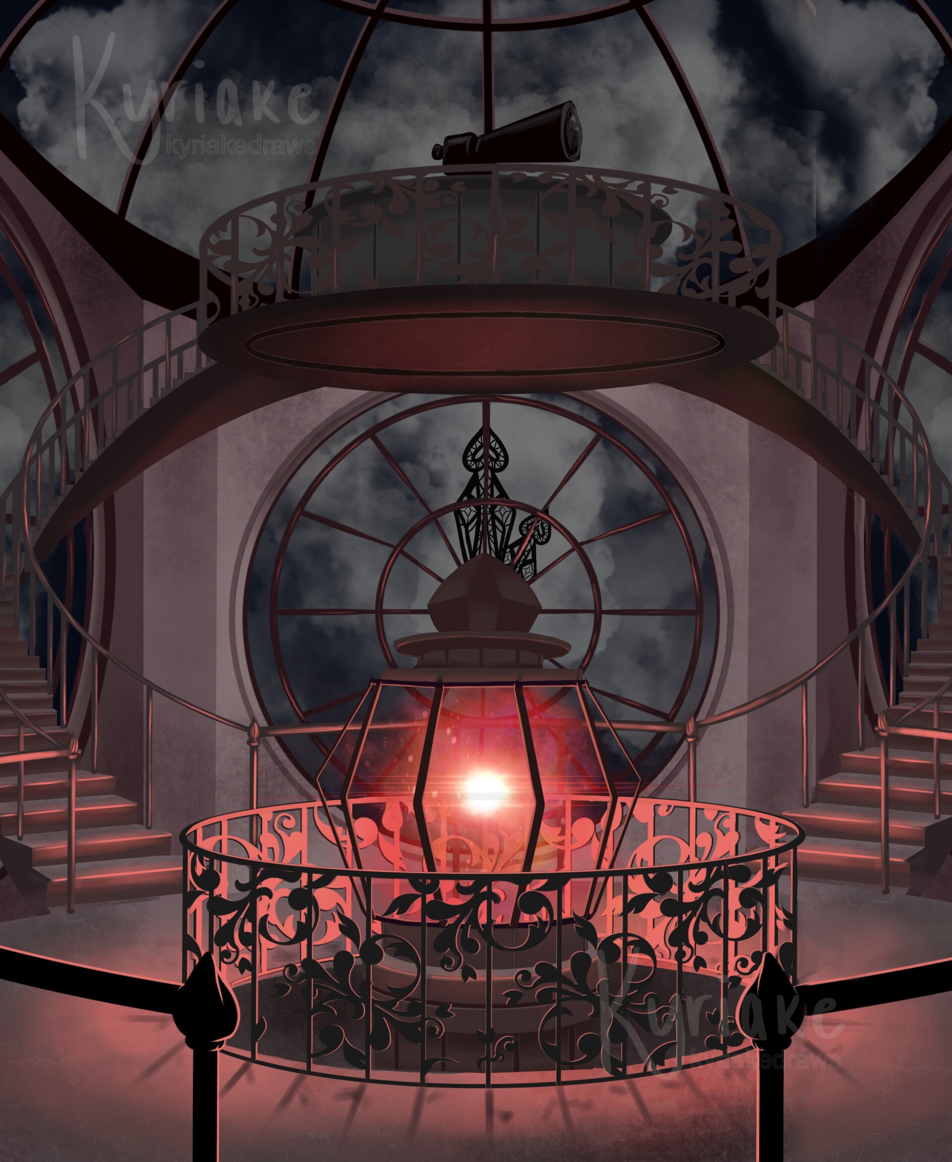 ArtStation Clocktower environment