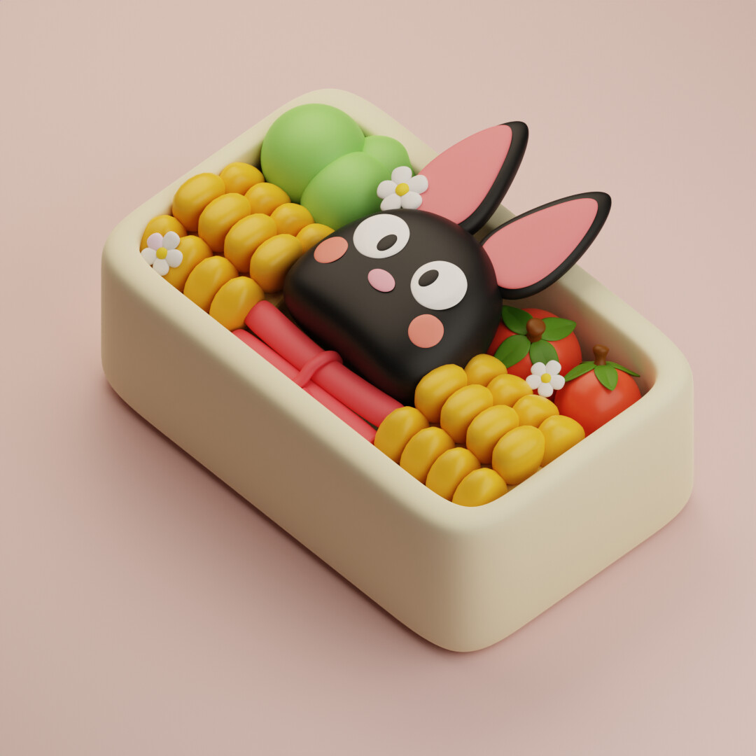 ArtStation Ghibli Bento Box