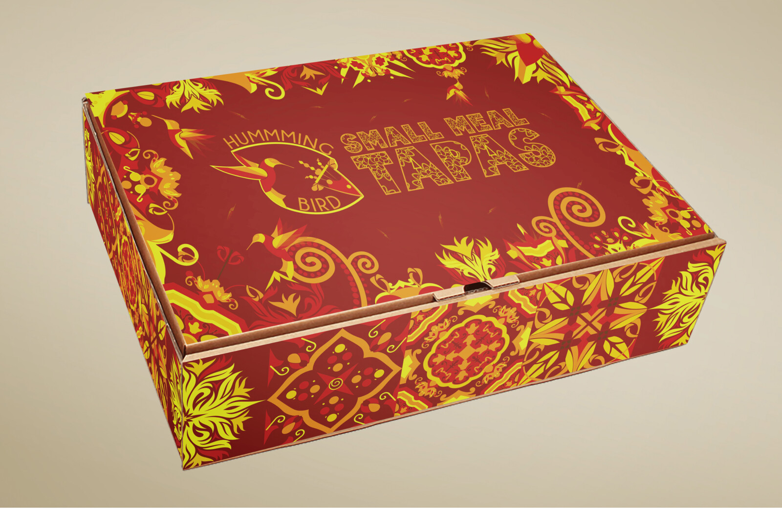 Hummming Bird: This was the second project for VC - 261. We had to create some brand friendly products for our food truck. So we had to create a series of flats, and use of templates product files that the flats come from.