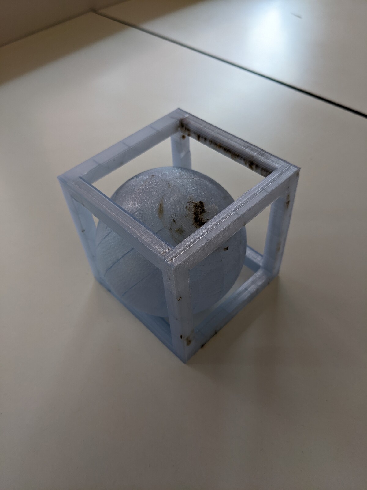 Impossible Cube: 3D print of an impossible cube object. For VC - 345.