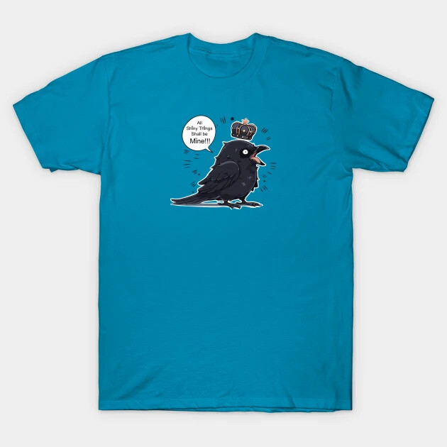 You can find the prints on teepublic.
https://www.teepublic.com/t-ashirt/46788176-all-shiny-things-shall-be-mine-crow?store_id=125261