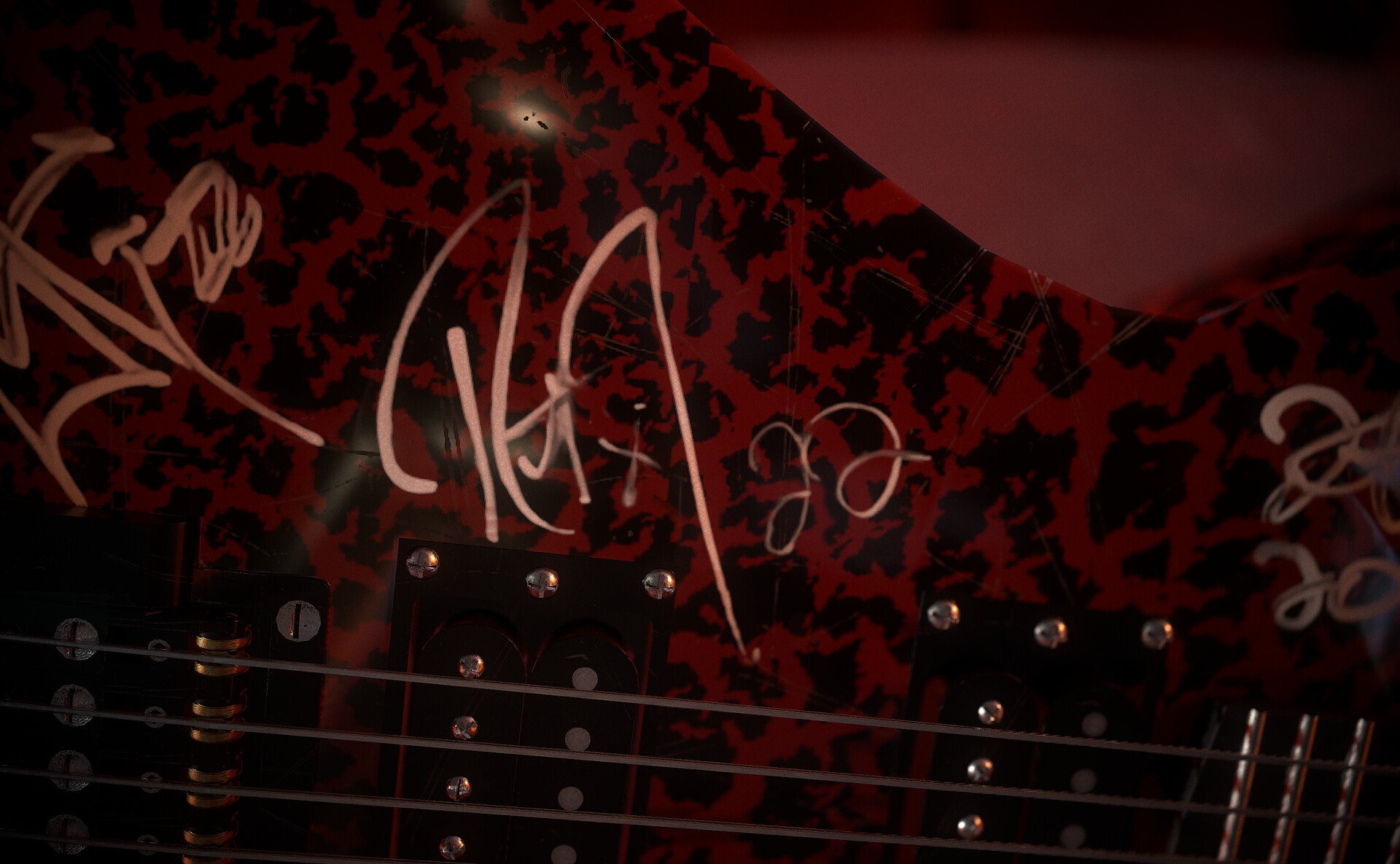 An Eddie violão, guitarra signed por metallica - Stranger Things fotografia  (44531136) - fanpop