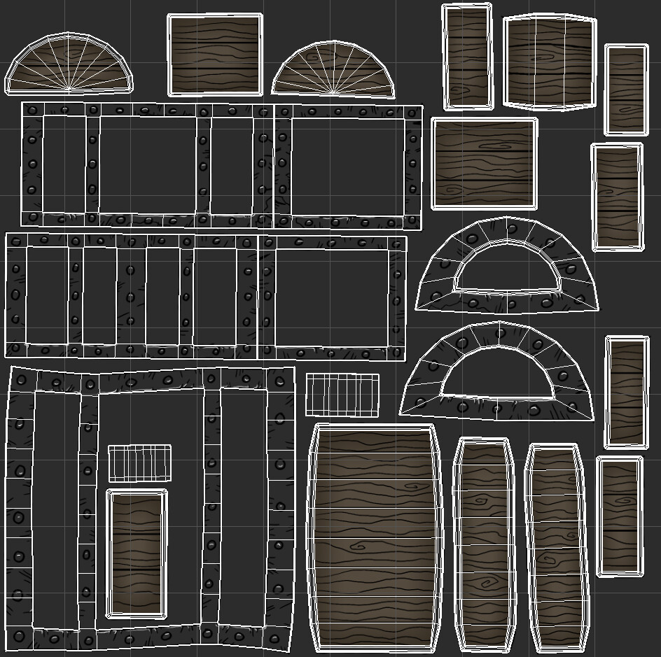 UV layout sample