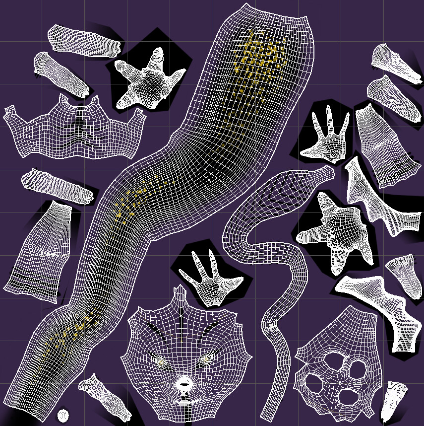 UV layout sample