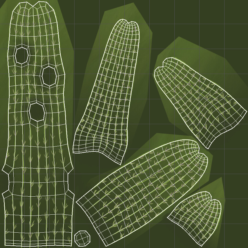 UV layout sample