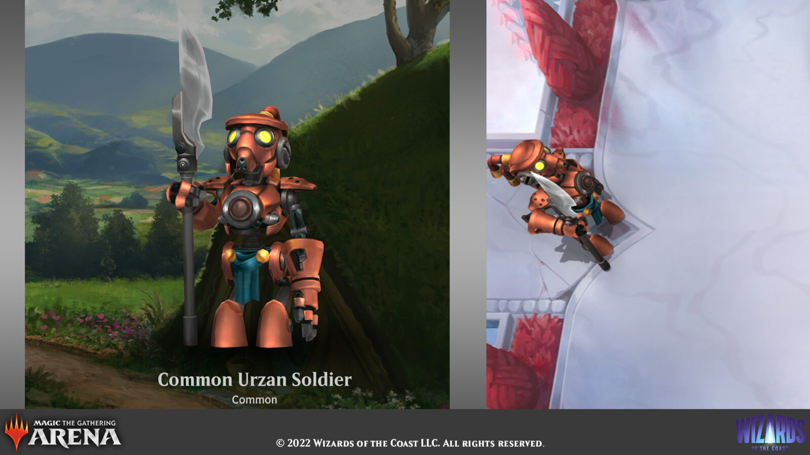 Select pet and game views for the Common Urzan Solider