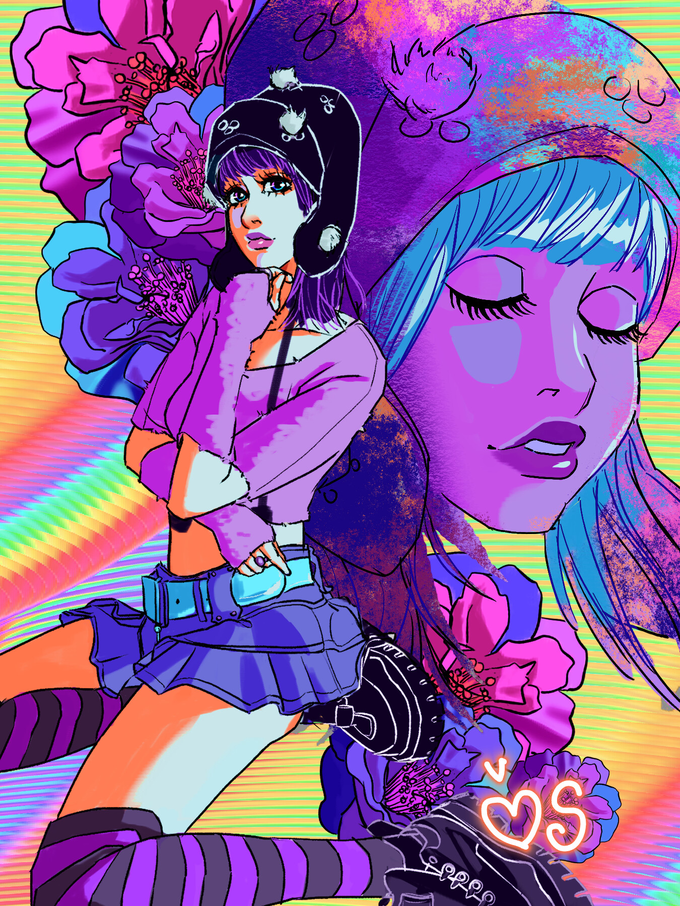 ArtStation - Rainbow Girl