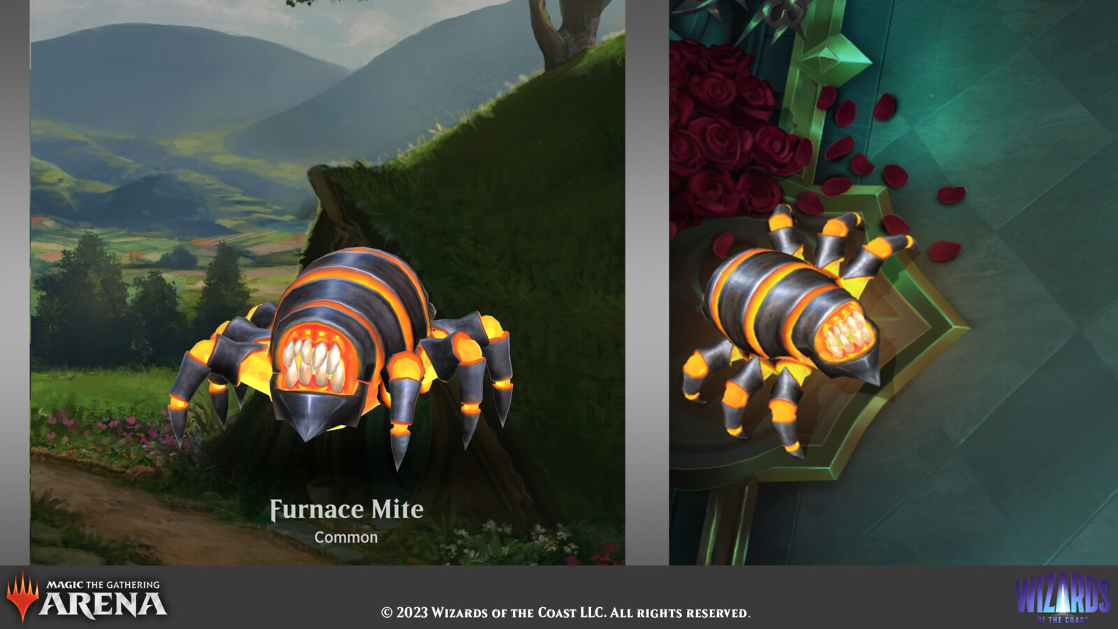 Select pet and game views for the Furnace Mite