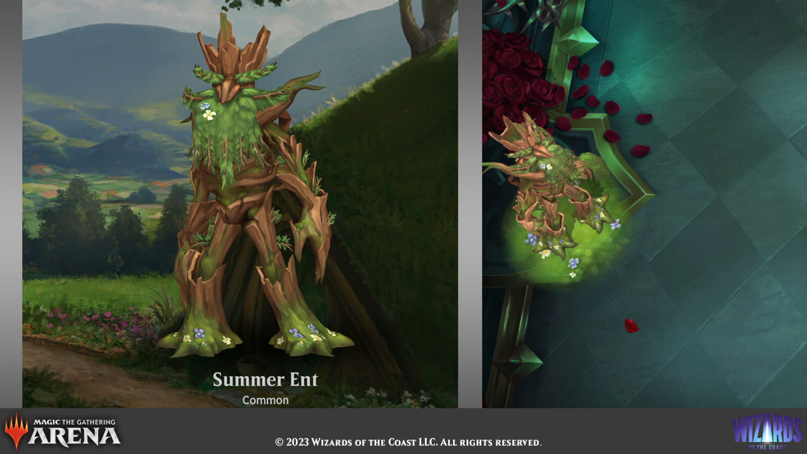 Select pet and game views for the Summer Ent