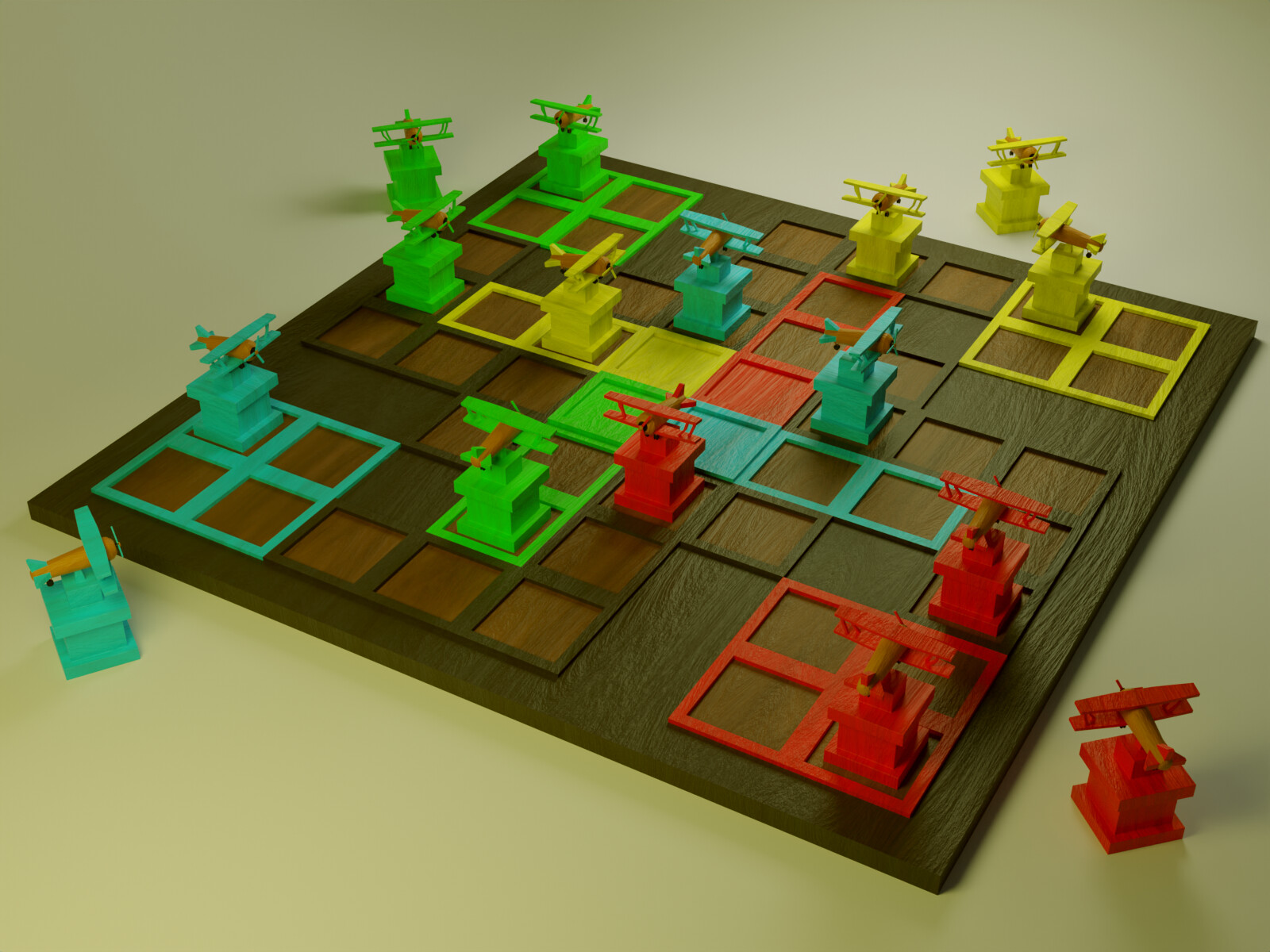 ArtStation Daily Item Plane Board Game